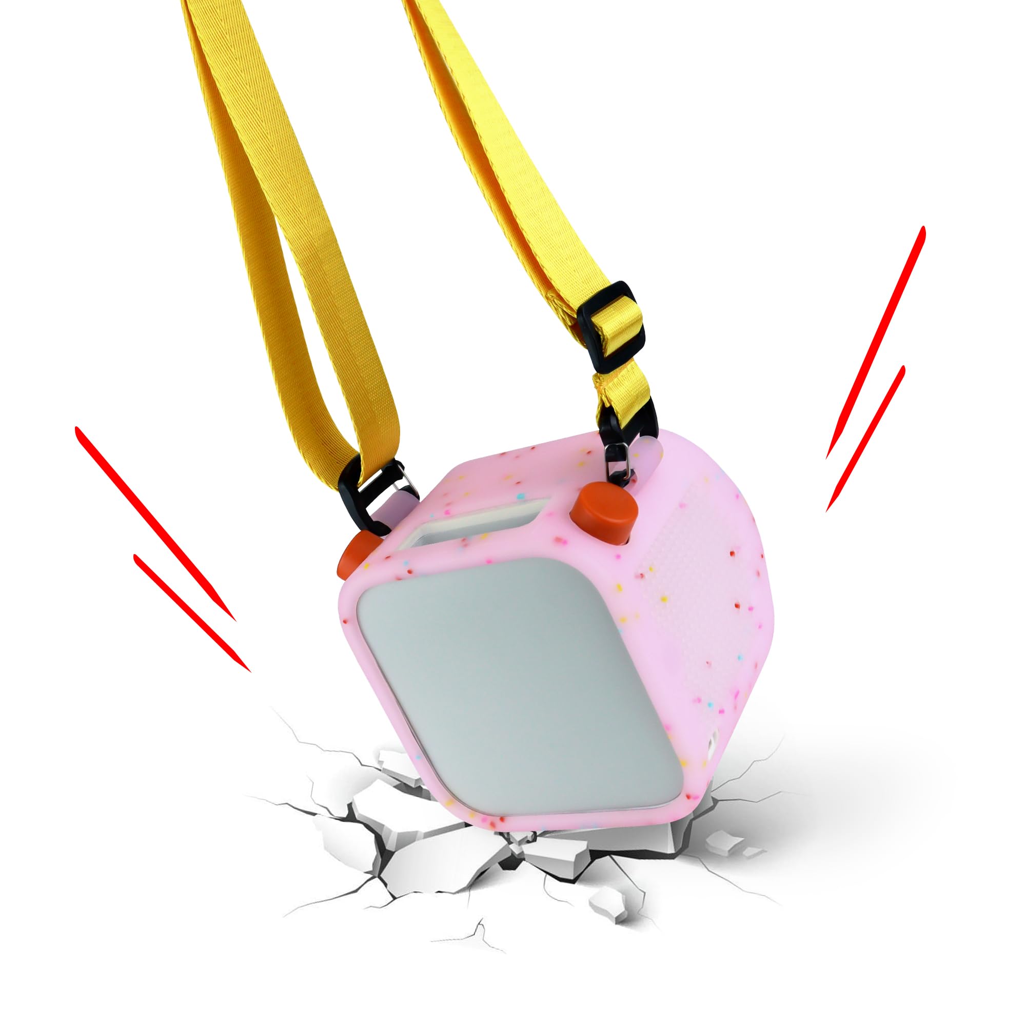 Case Compatible With Yoto Player 3Rd Gen., Silicone Cover Compatible With Yoto Player 3Rd Generation, Pink