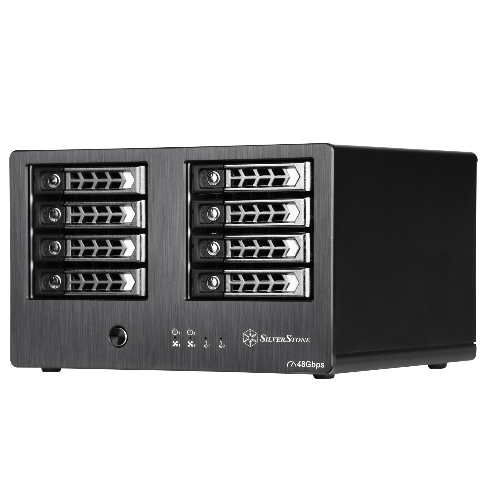 8 bay 2.5 HDD / SSD storage kit with MiniSAS SFF8088 interface
