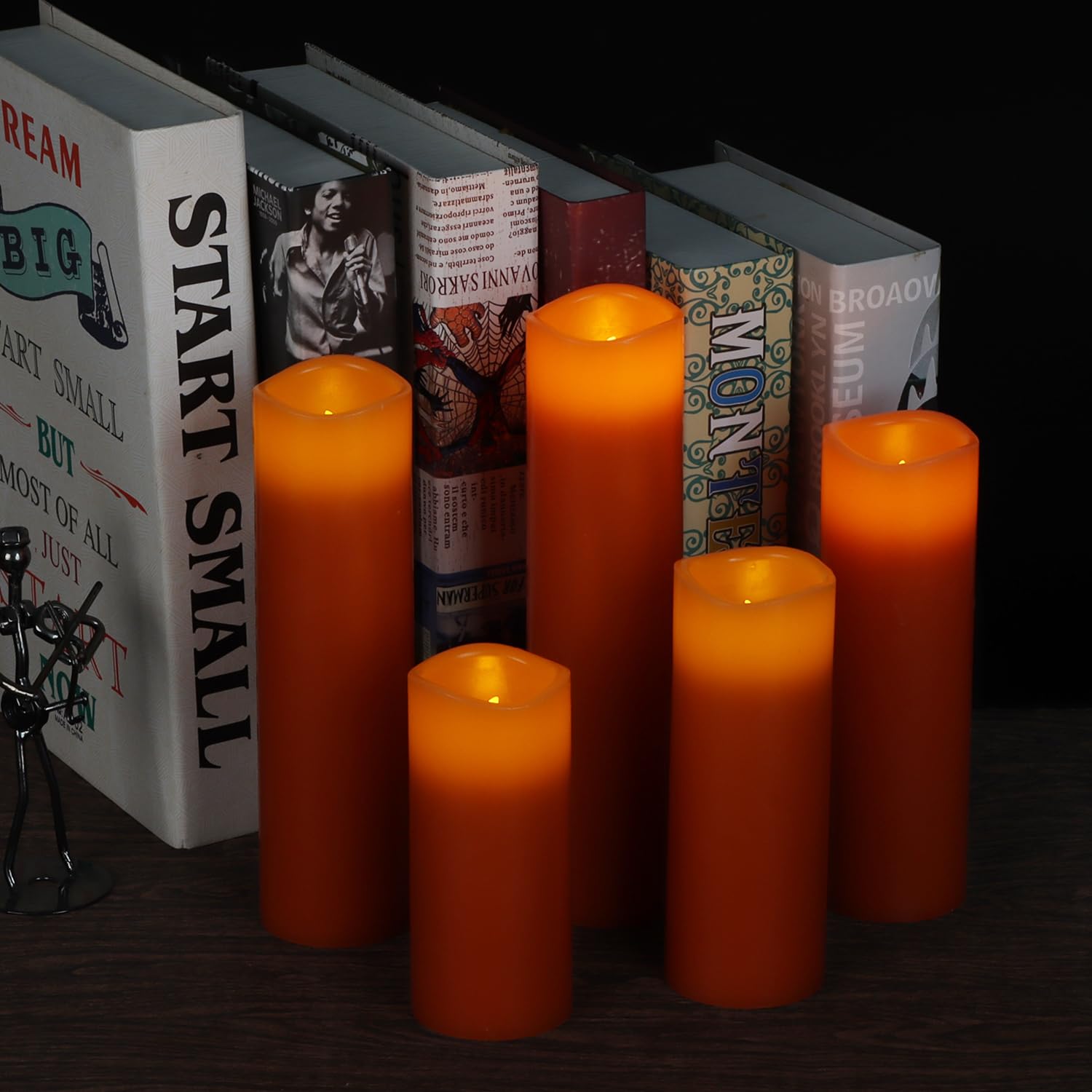 Vinkor Flameless Candles Battery Operated Candles Real Wax Pillar Led Candles With 10 Key Remote And Cycling 24 Hours Timer (Ora