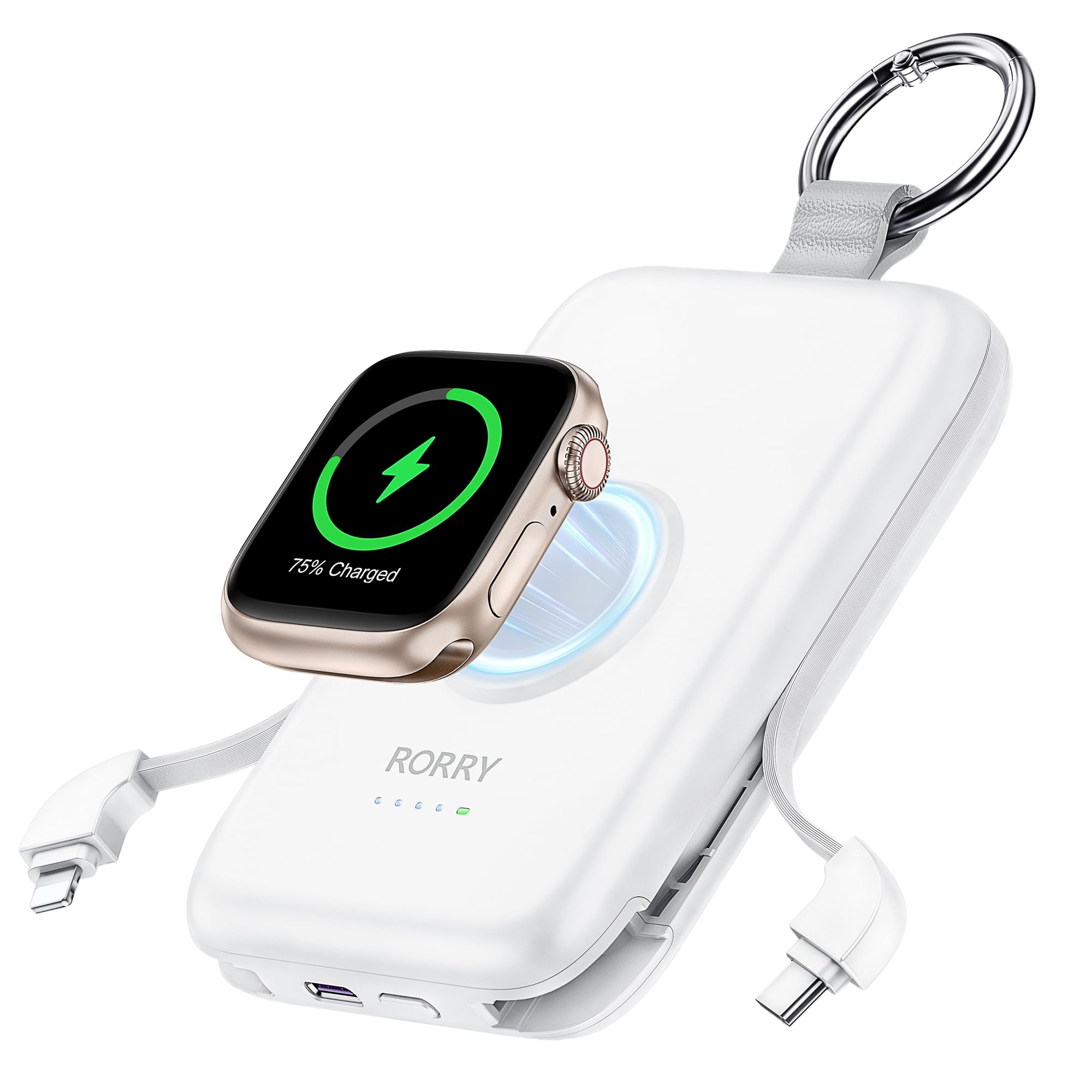 RORRY CharmGo Portable Charger, 10000mAh 20W Fast Charging Power Bank