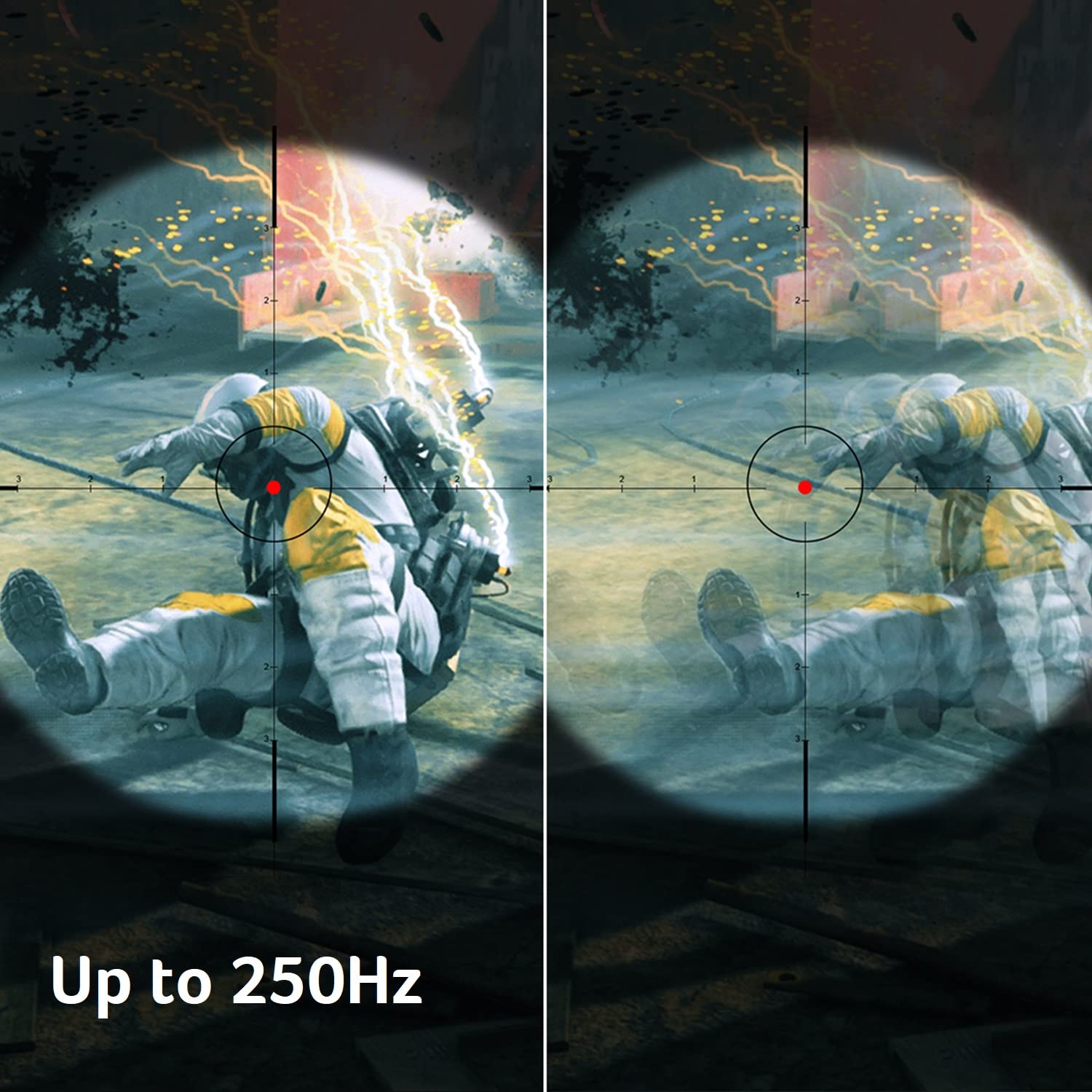 Acer Nitro 24.5'' Full Hd 1920 X 1080 Pc Gaming Monitor | Amd Freesync Premium | Up To 250Hz Refresh | 1Ms (Vrb) | Zeroframe Des