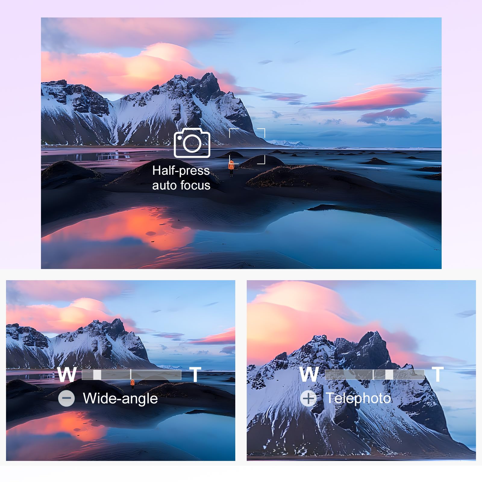 Aodelan Camera Wireless Shutter Release Remote Control For Sony Zv E10, Fx3, Zv 1, A7Sm3, A7C, A7Riv, Alpha 9,7R Iv,7R Iii, 7 Ii