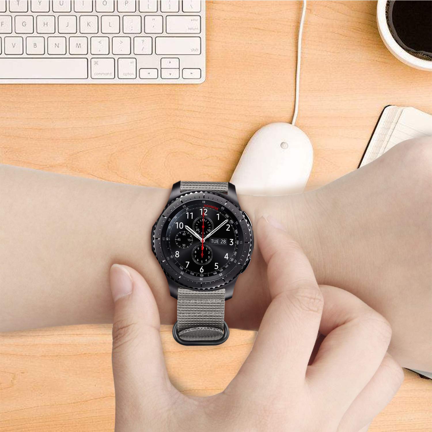 Fintie Bands Compatible With Samsung Galaxy Watch 3 45Mm / Galaxy Watch 46Mm / Gear S3 Classic/Frontier, Soft Woven Nylon Band 2