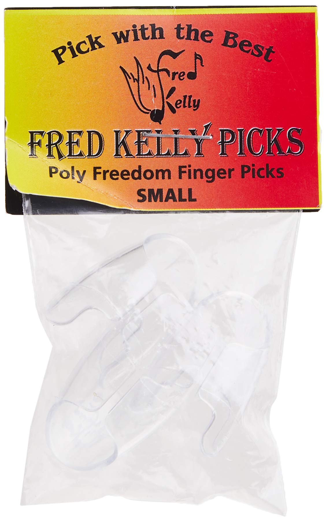 Fred Kelly Picks P7Ff M 3 Poly Freedom Finger Pick Medium Guitar Pick