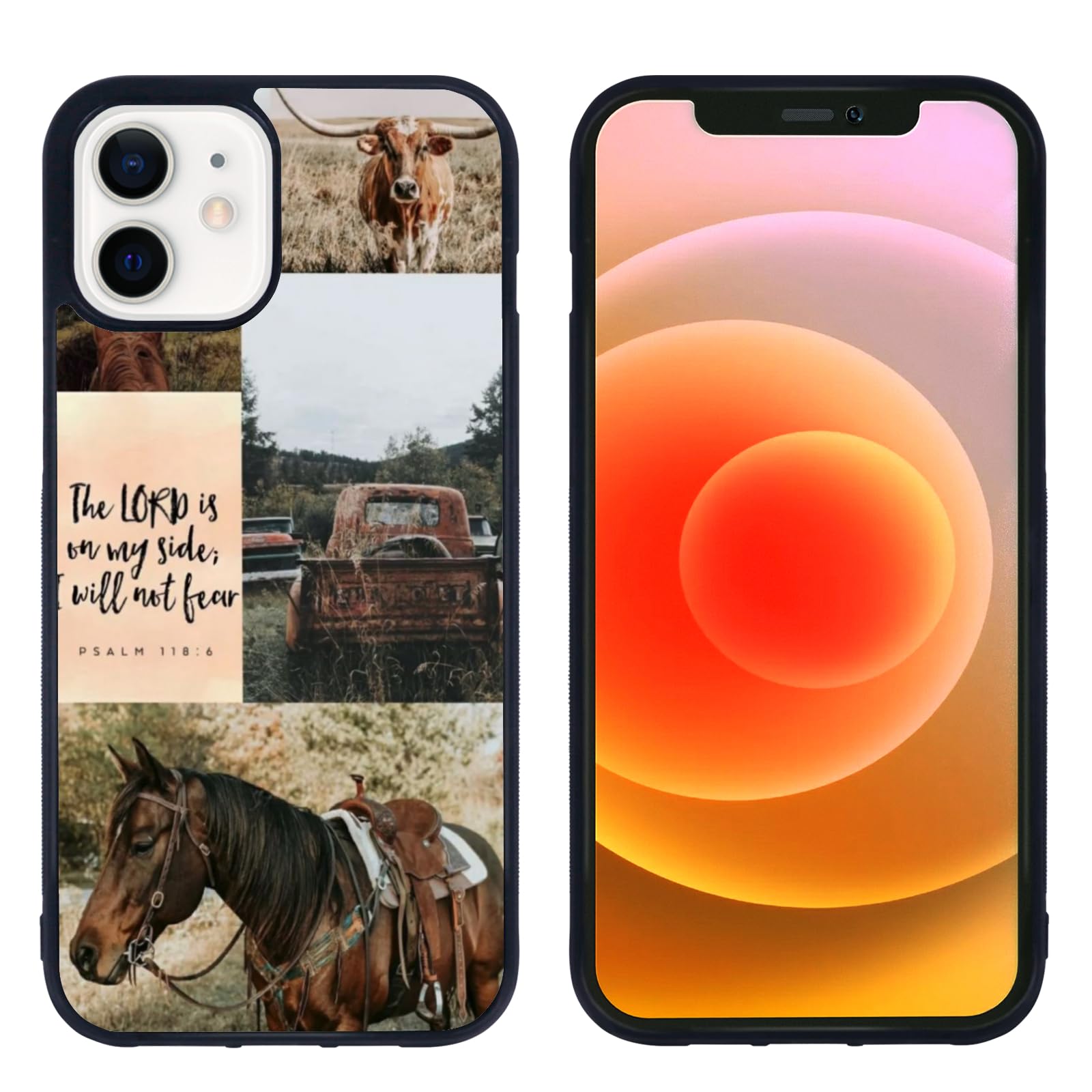 Traday Western Phone Case Compatible With Iphone 12 Mini Horse Phone Case