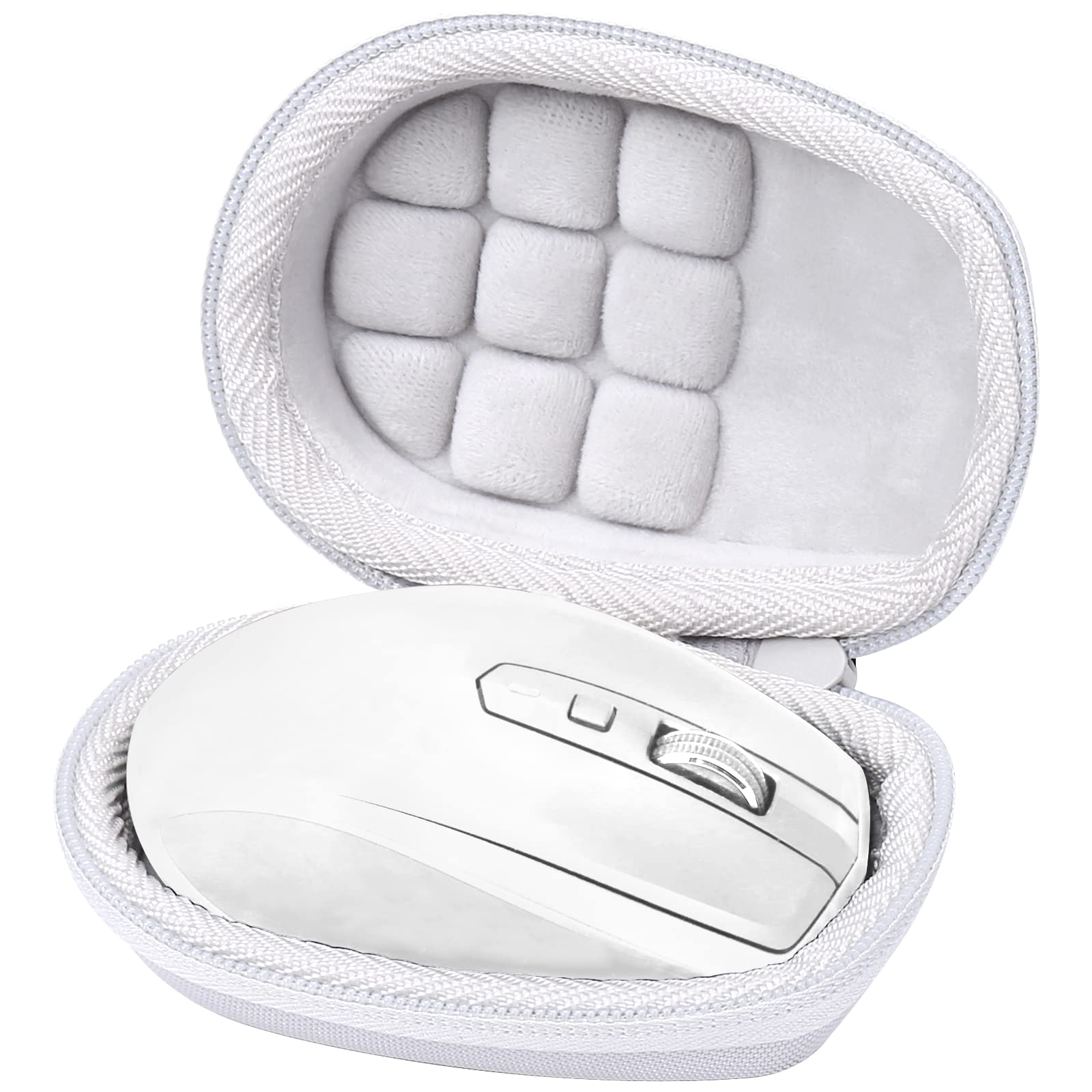 Co2Crea Hard Case Replacement For Logitech Mx Anywhere 3S Anywhere 3 Anywhere 2S Anywhere 2 Compact Performance Mouse (Pale Grey