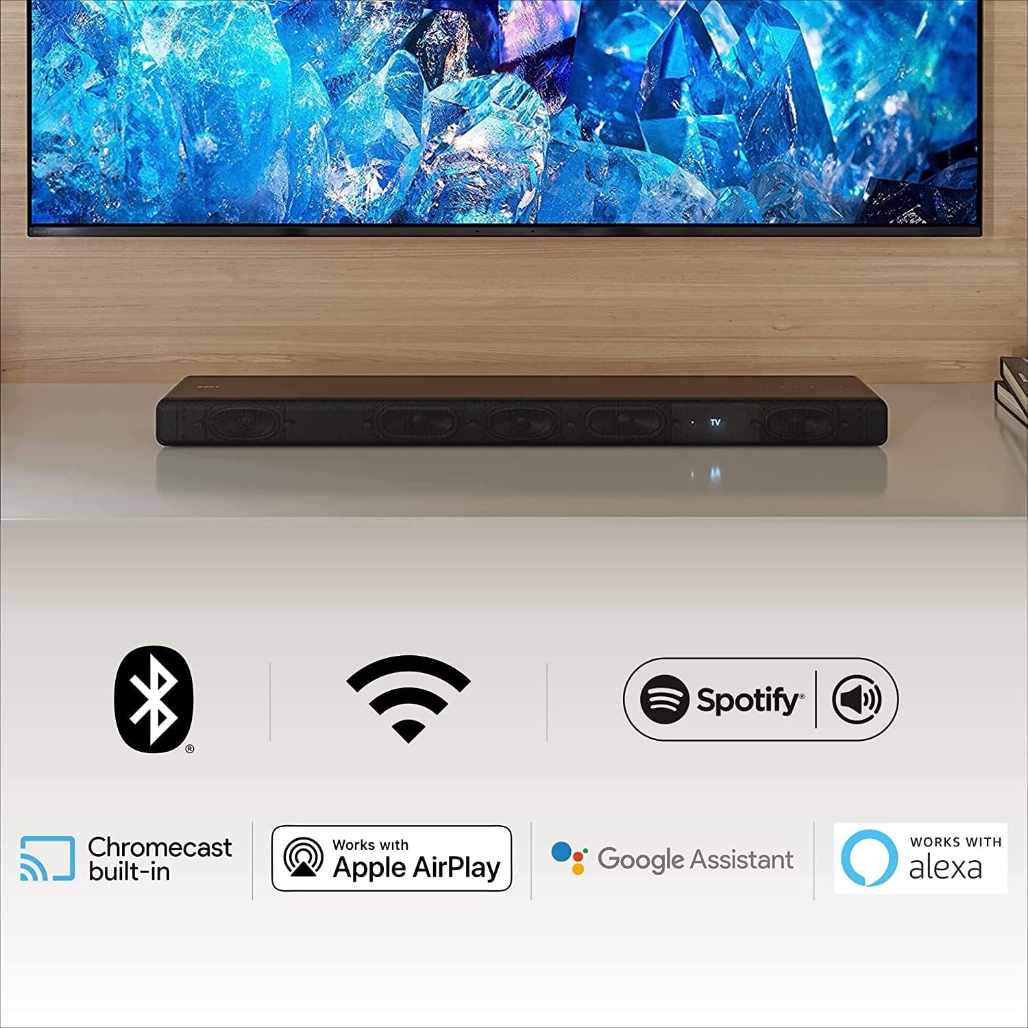 Sony HT A3000 3.1ch Dolby Atmos Home Audio Sound Bar For TV Surround Sound System With DTS:X and 360 Spatial Sound Mapping