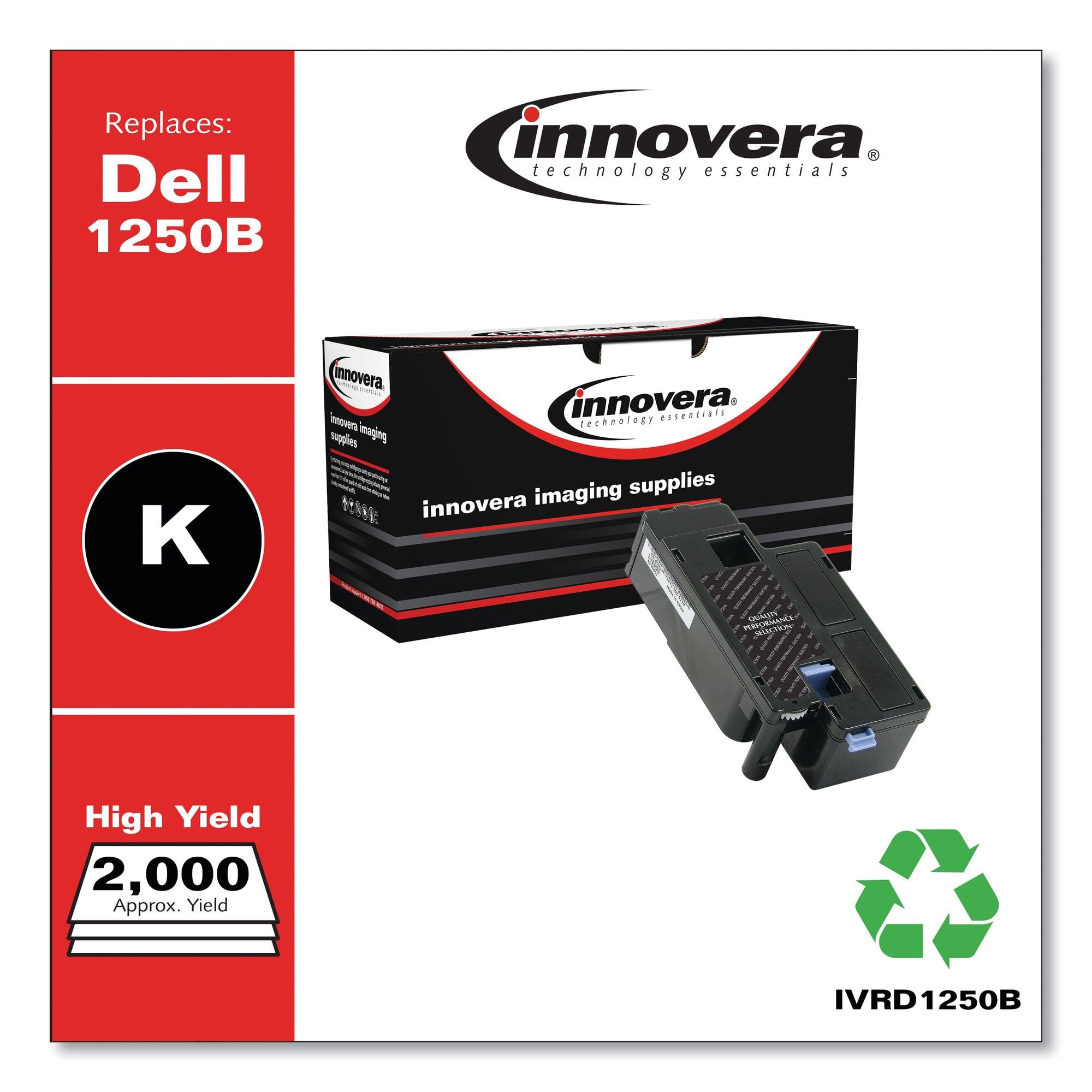 Innovera Remanufactured Black High Yield Toner, Replacement For 331 0778, 2,000 Page Yield