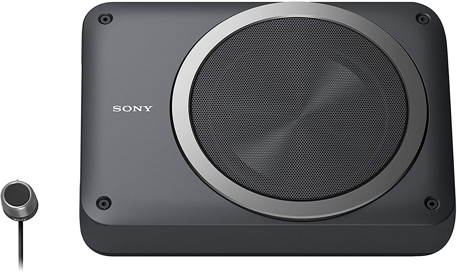 Sony XS AW8 8 Inch Powered Under Seat Sub woofer with Wired Remote Control (XSAW8)