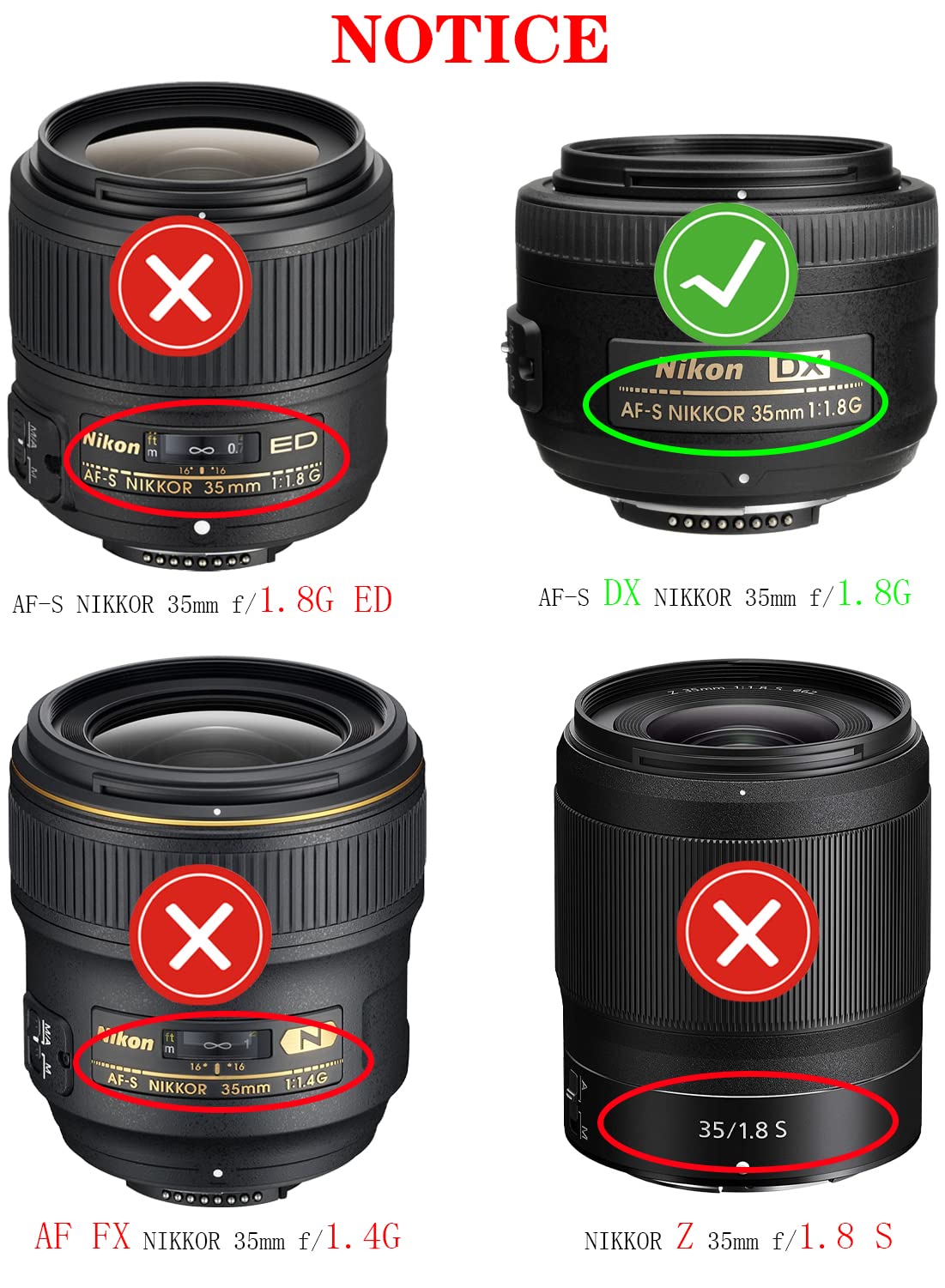 52Mm Lens Cap Cover For Nikon Af S Dx Nikkor 35Mm F/1.8G,Compatible For Canon Rf 35Mm Rf35Mm F/1.8 Is,[2 Pack] Huipuxiang