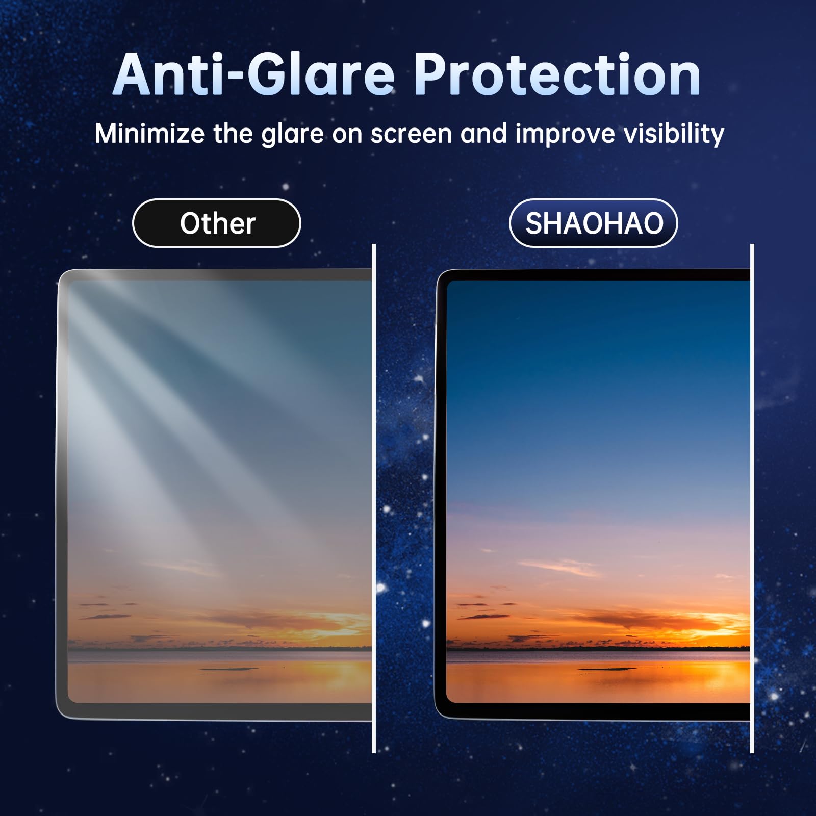 Shaohao For 2025 Toyota Camry Screen Protector Matte Compatible With 2025 Toyota Camry Accessories 2025 Camry (Lxe, Xse) 12.3 Inch Touchscreen 2025 Camry Anti Glare Screen Protector Scratch Resistant