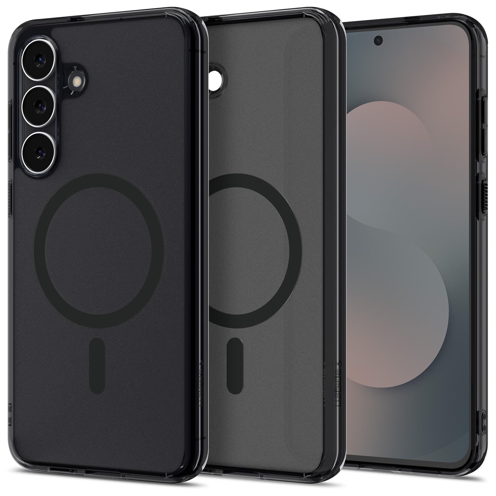 Spigen for Galaxy S25 FE Case, Ultra Hybrid MagFit (2025) [Military-Grade Protection][Anti-Yellowing] - Frost Black