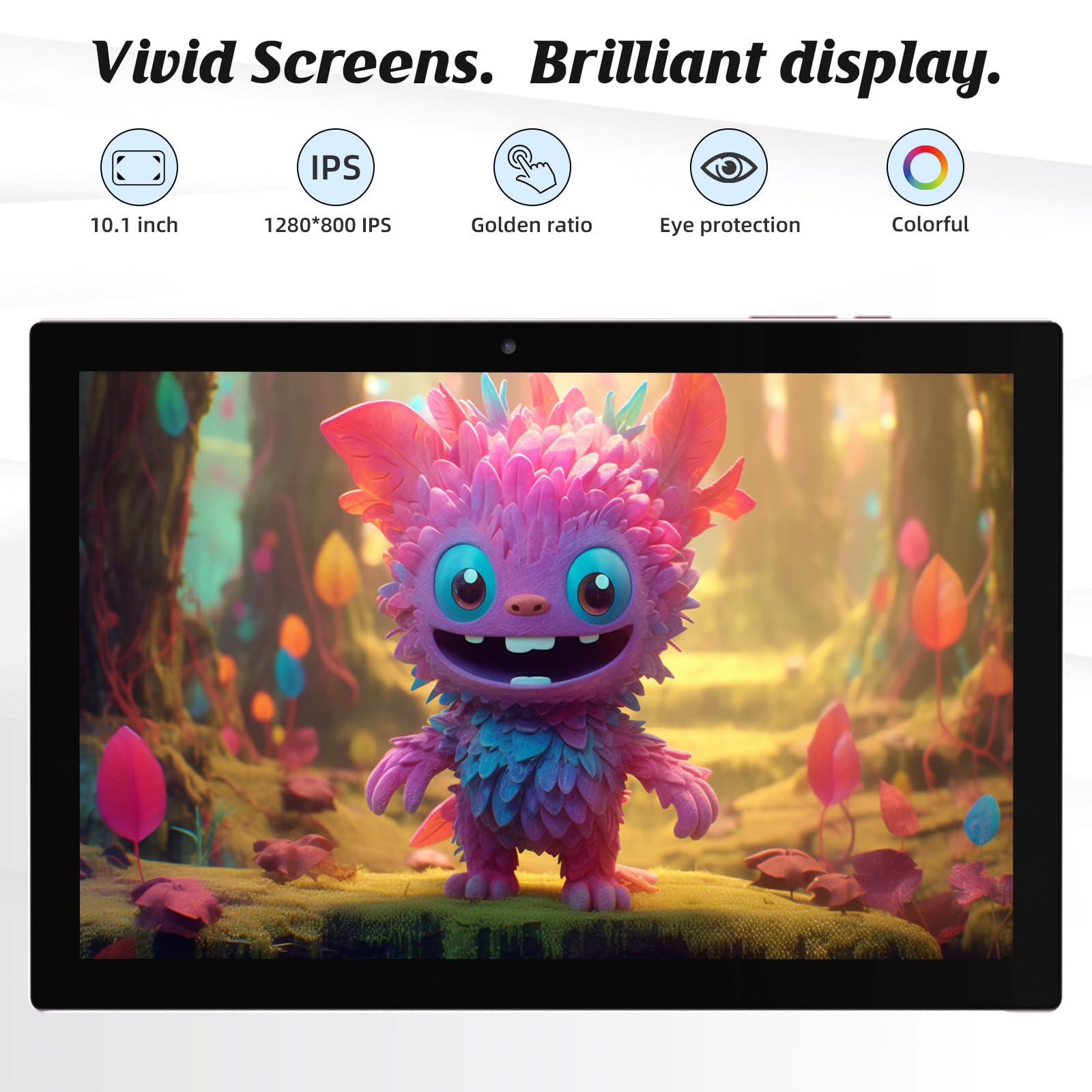 Novojoy 2 In 1 Tablet 10 Inch Android 12 Os Tableta, Tablets With Keyboard, Mouse, Case, Stylus, 64Gb Rom+4Gb Ram, 2Mp+8Mp Dual