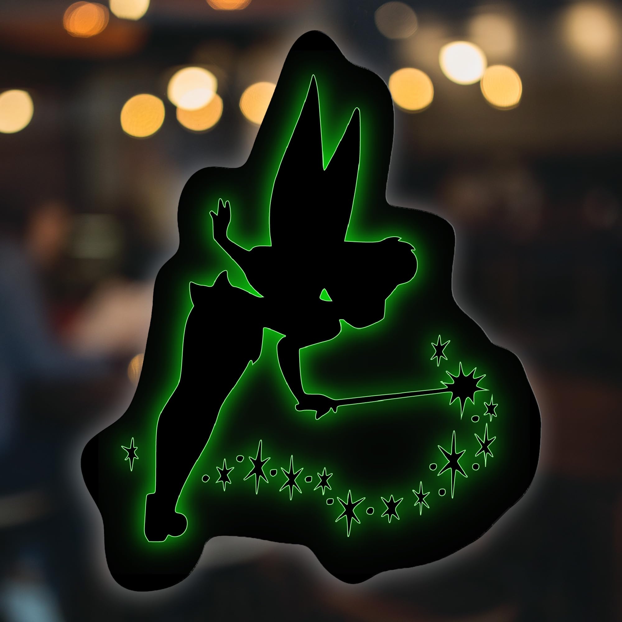 Fairy Spell Fantasy Lore Vinyl Decal Sticker   Peel & Stick Design   Cars, Trucks, Vans, Walls, Laptops, Cups   5.5 Inches Black