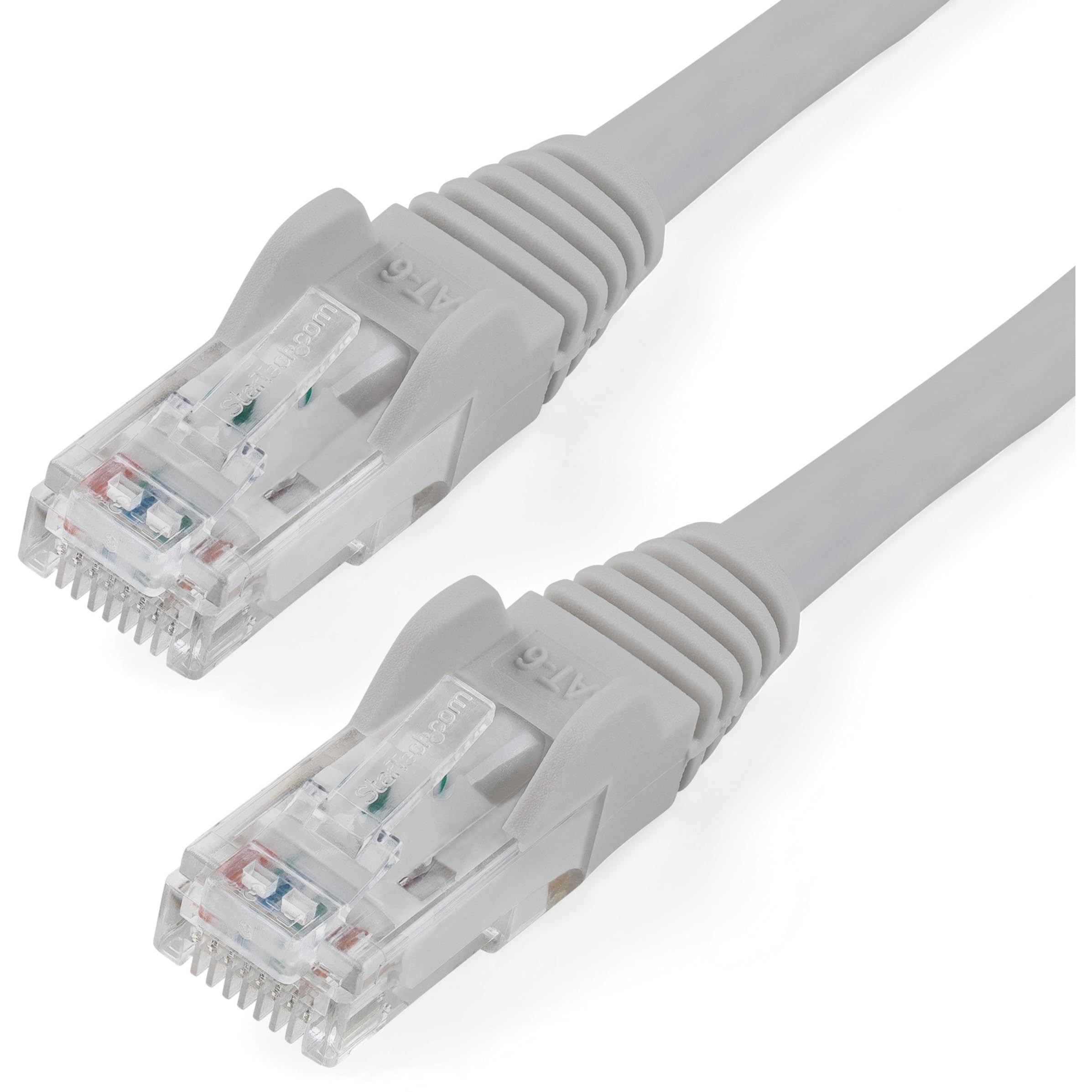 Startech.Com 15Ft Cat6 Ethernet Cable   Gray Cat 6 Gigabit Ethernet Wire  650Mhz 100W Poe Rj45 Utp Network/Patch Cord Snagless W