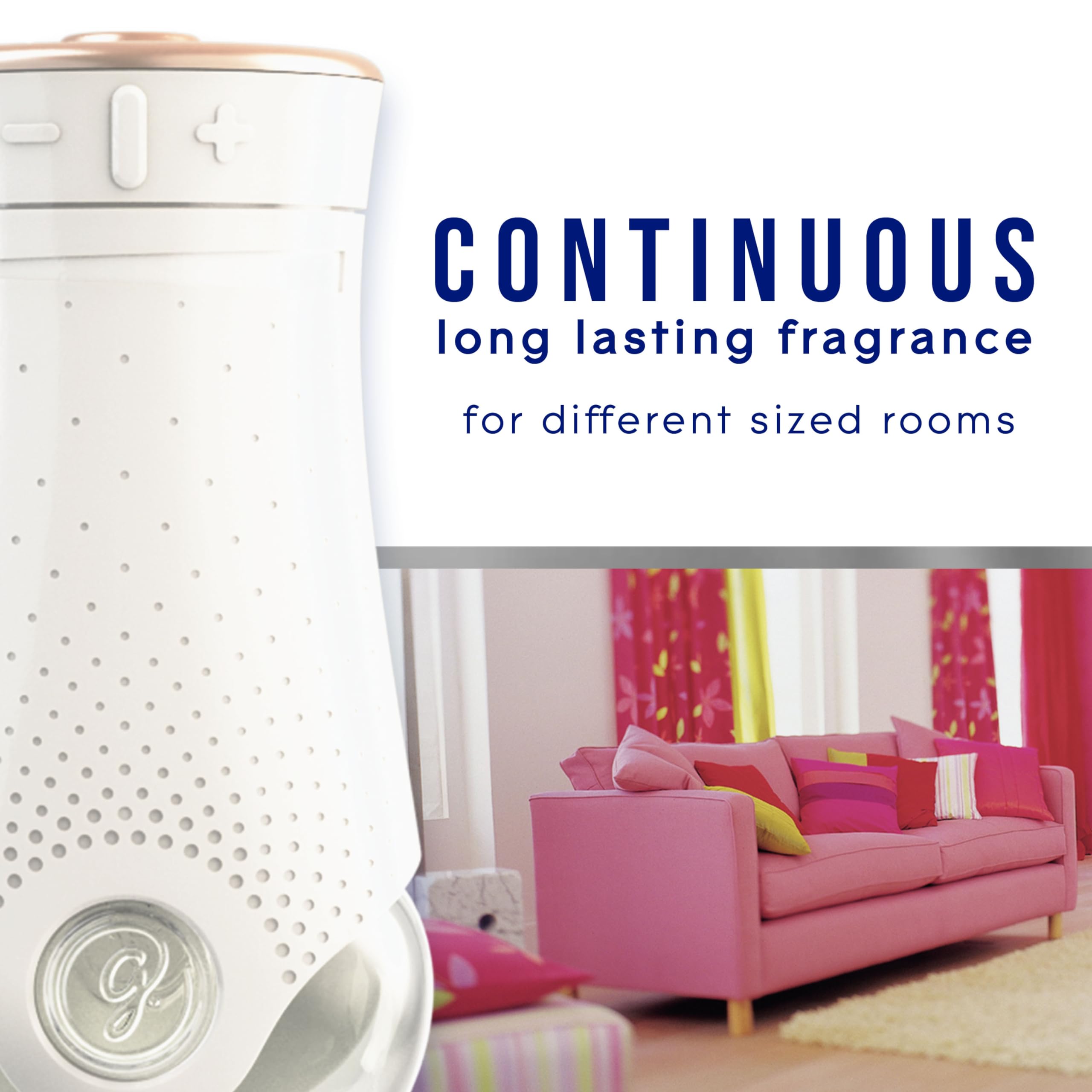 Glade Plugins Refills Air Freshener, Scented And Essential Oils For Home And Bathroom, Orchid & Neroli, Fresh Collection 1.34 Fl