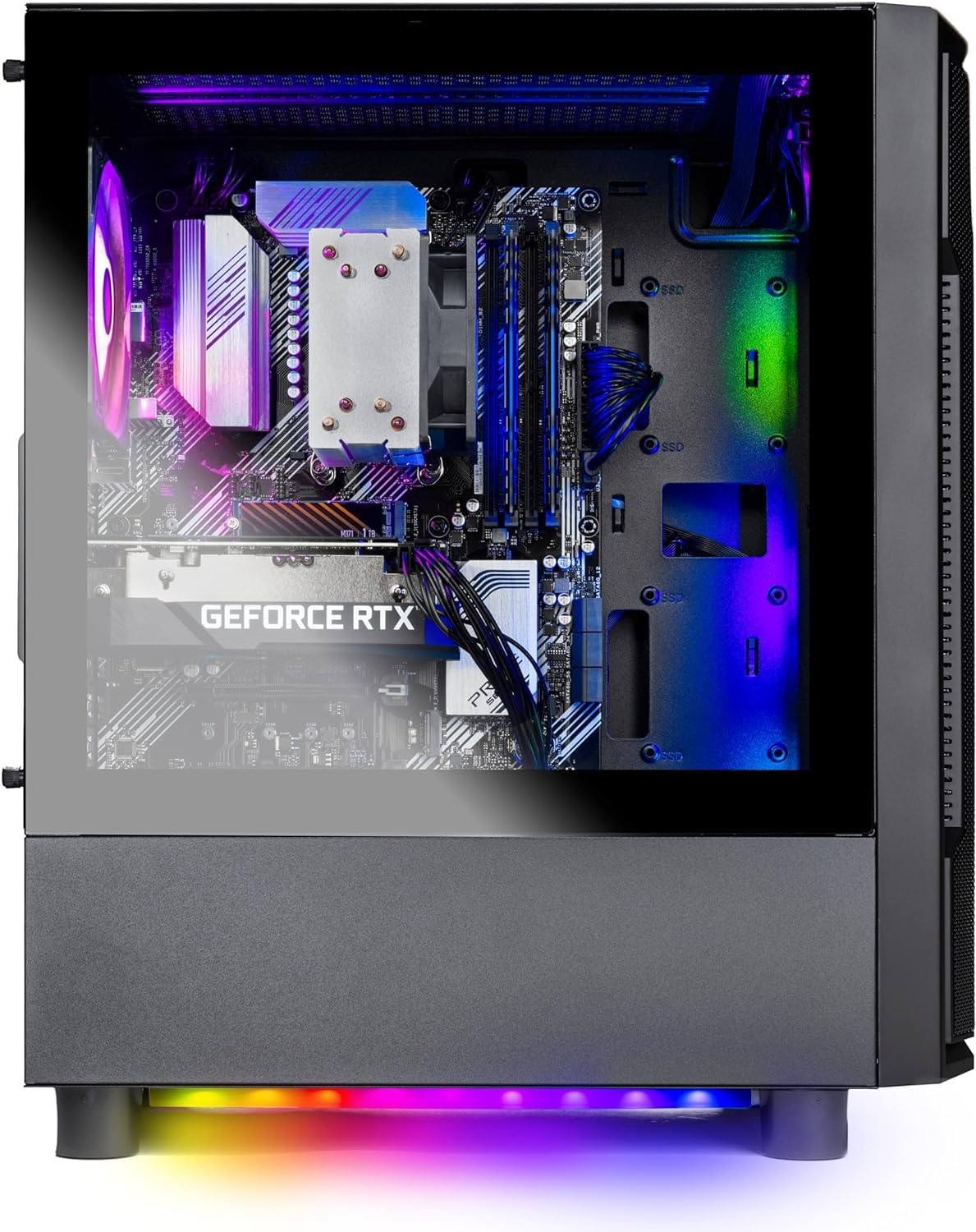 Skytech Shadow Gaming Pc Desktop, Intel I5 13400F 2.5 Ghz (4.6Ghz Turbo Boost), Nvidia Rtx 4060 8Gb Gddr6X, 1Tb Ssd, 32Gb Ddr5 R