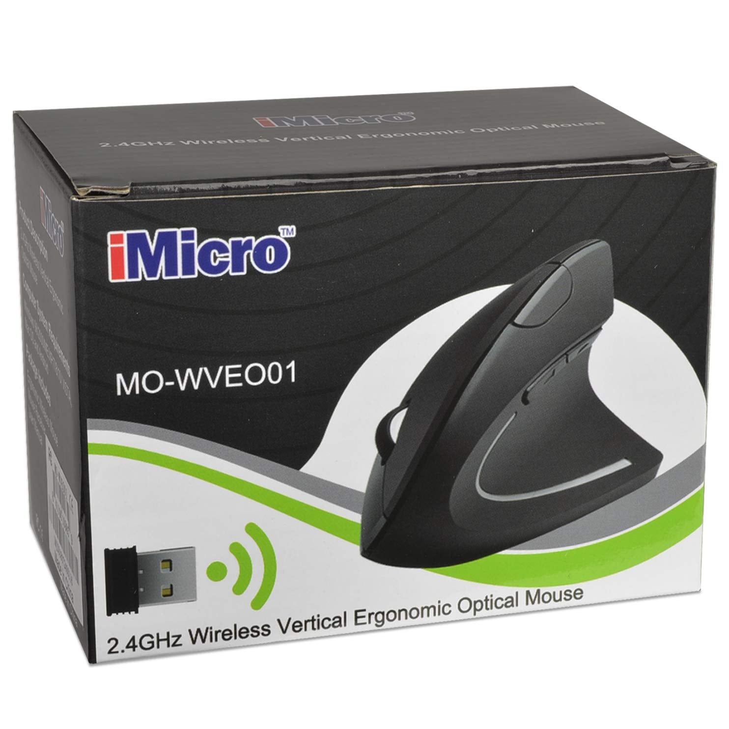 Imicro 2.4G Wireless Vertical Ergonomic Mouse Mo Wvep01