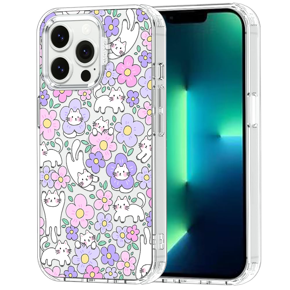 MOSNOVO for iPhone 13 Pro Case, Shockproof Military-Grade Protection 6.6ft Drop Tested, Clear Phone Case for iPhone 13 Pro, Cat 