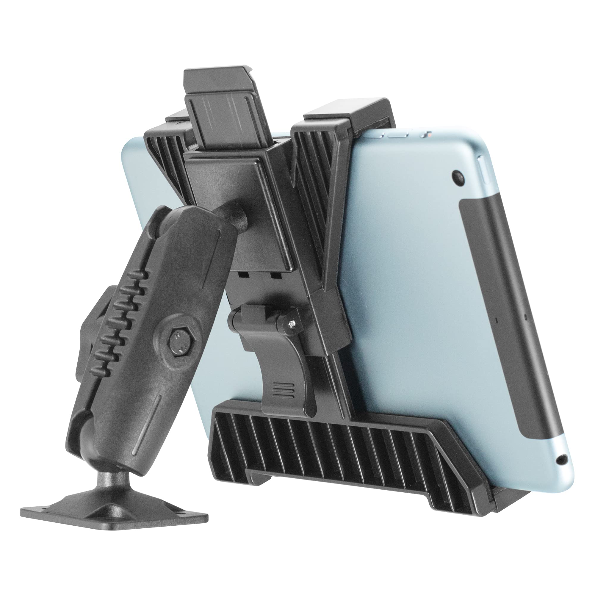 iBOLT TabDock Bizmount AMPs - Heavy Duty Drill Base Mount for All 7 - 10 Tablets (iPad, Samsung Tab) Great for Commercial Vehicl