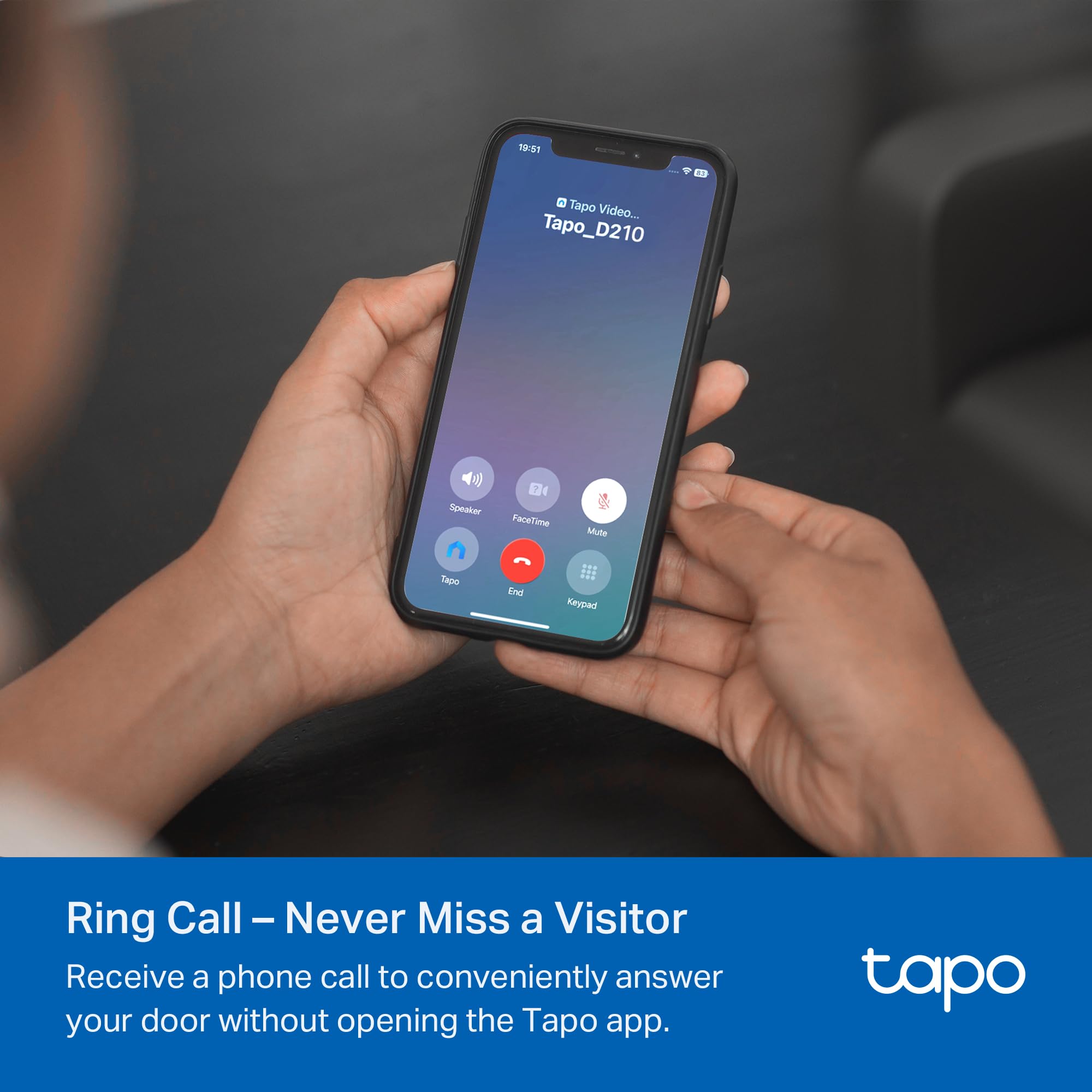 Tp Link Tapo Smart Video Doorbell Camera Wireless With Chime, 2K With Full Color Night Vison & Spotlights, No Monthly Fee, Ring