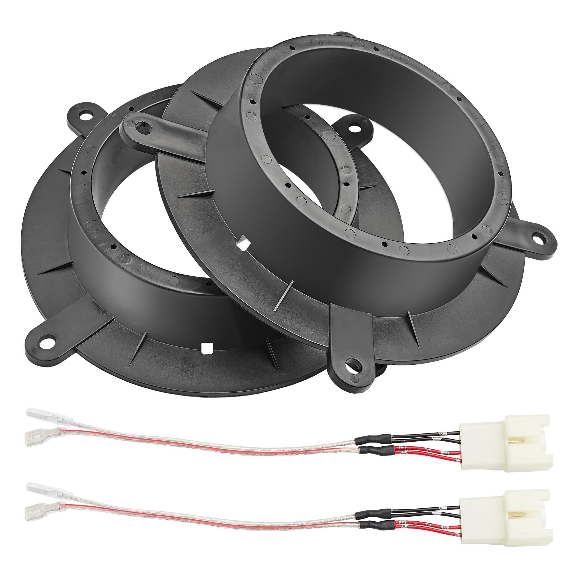 Nuith Replacement 82 7501 Speaker Spacer Adapter W/ 72 5602 Speaker Wiring Harness For Mazda 3 6 Cx 5 Cx 9 2013 2020 6 6.75 Inch