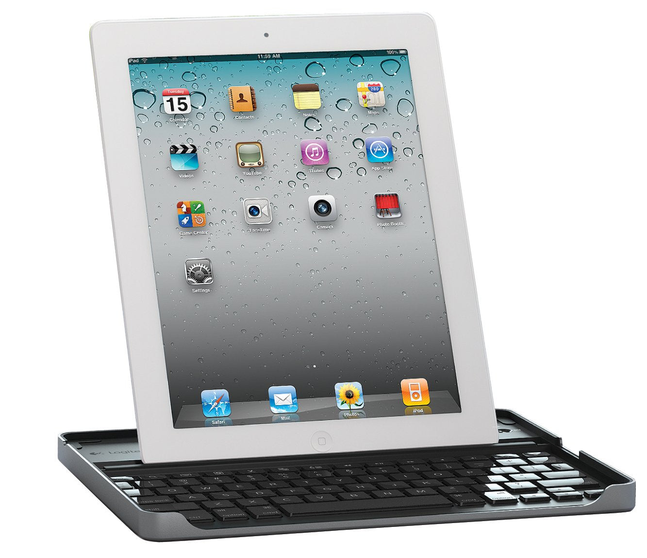 Logitech Keyboard Case For Ipad 2 With Built In Keyboard And Stand