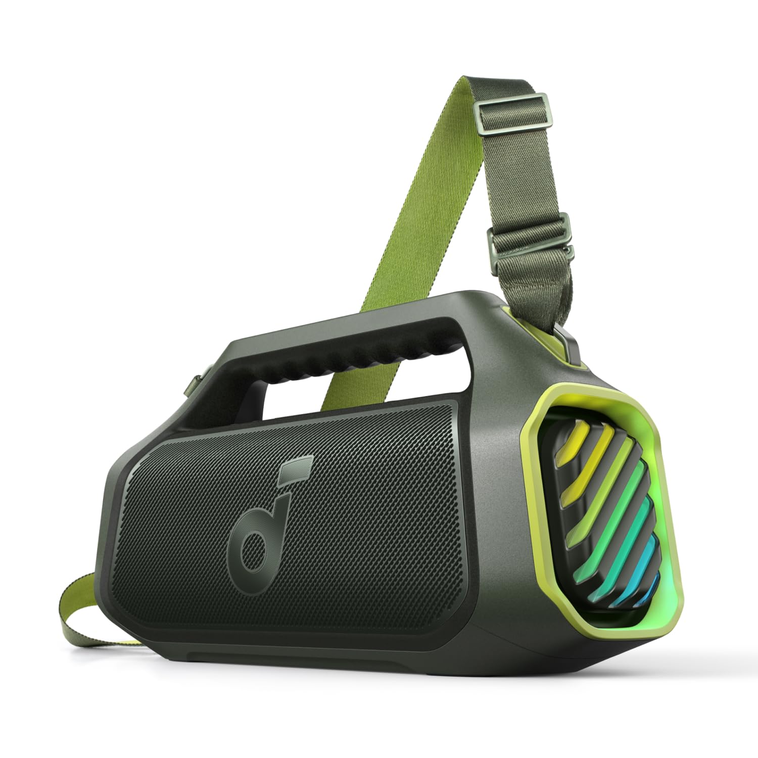 Soundcore Boom 2 Plus Outdoor Speaker, 140W, 2+2 Channel, BassUp 2.0, 20H, Fast Charge, IPX7 Waterproof, RGB Lights, USBC, Powe