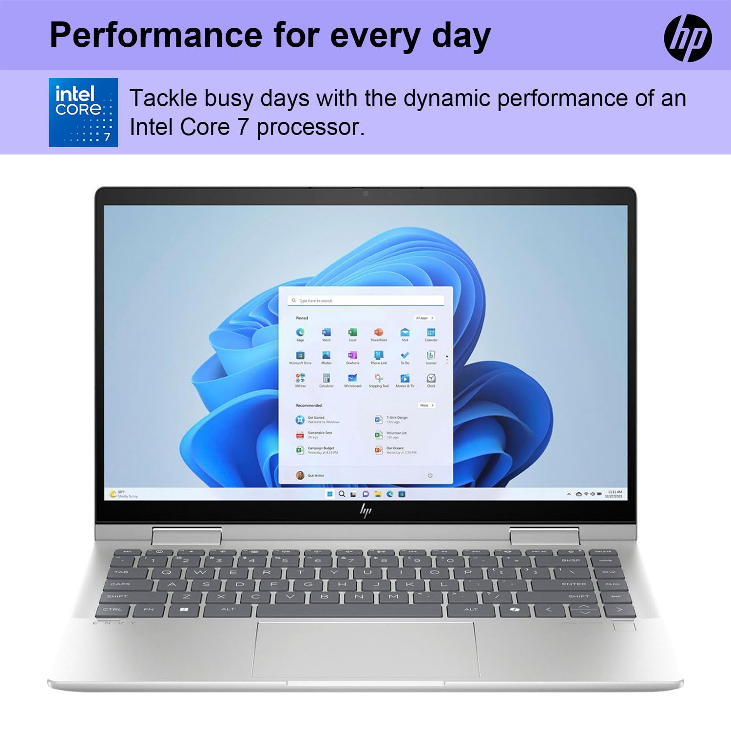 Hp Envy X360 Business 14 Touchscreen Intel Core 7 2-In-1 Convertible Laptop, 14 Fhd 1920 * 1080 Touchscreen, Core 7 150U (Beats