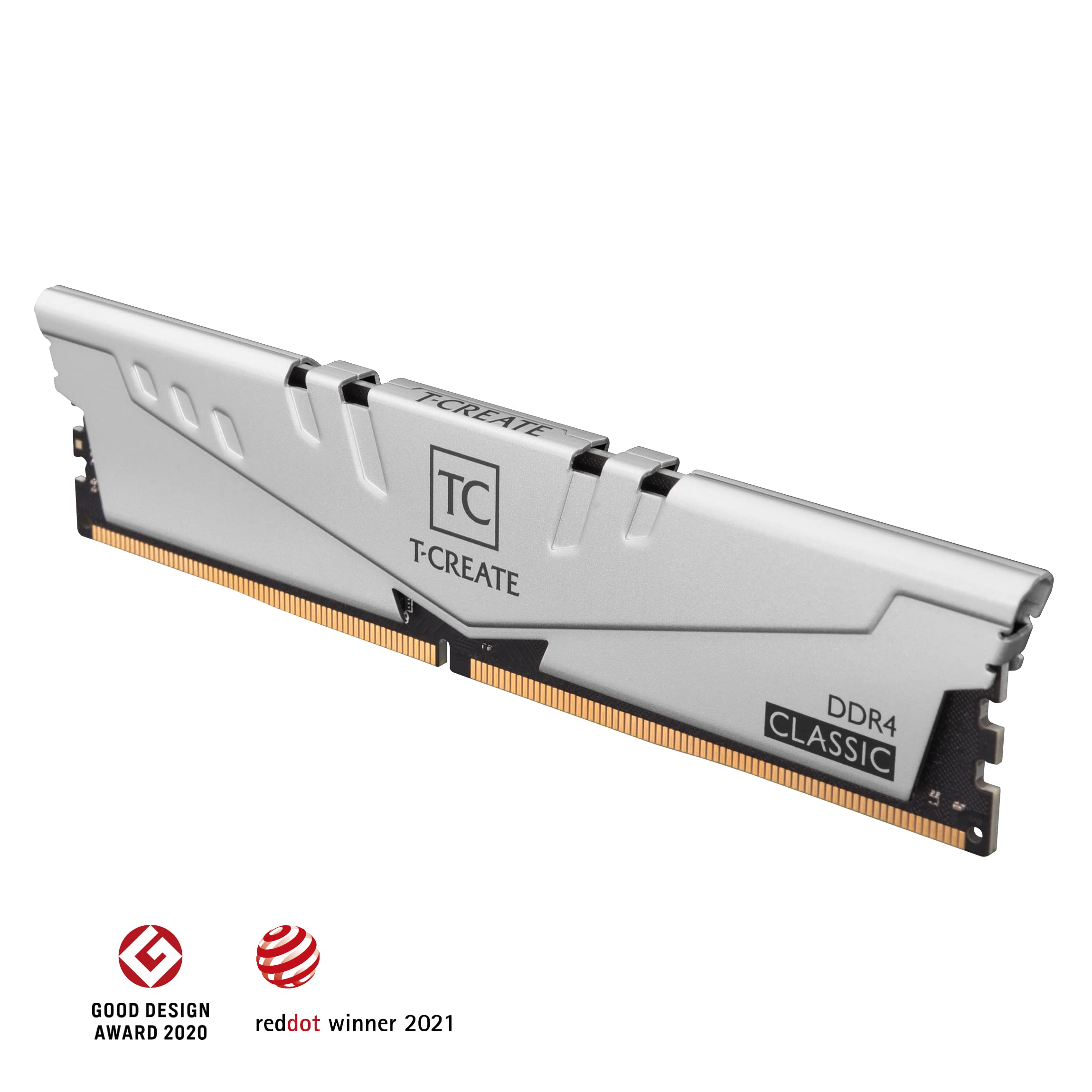 Teamgroup T-Create Classic 10L Ddr4 16Gb Kit (2 X 8Gb) 3200Mhz (Pc4 25600) Cl22 Desktop Memory Module Ram - Ttccd416G3200Hc22Dc0