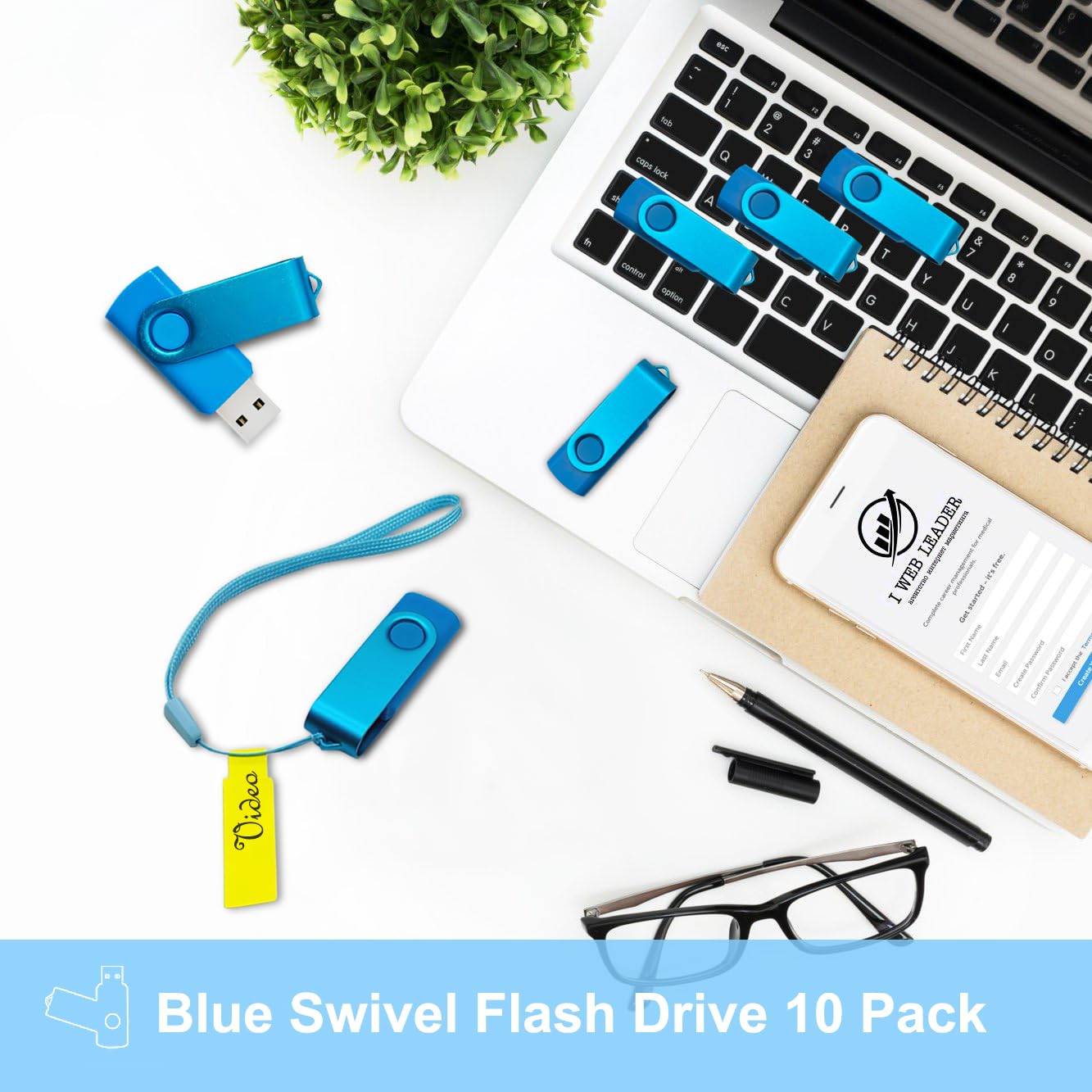 1Gb Usb Flash Drive 10 Pack, Nicepicten Pendrive Bulk Usb 2.0 Thumb Drive Memory Stick Jump Drive Zip Drive Usb Key With Lanyard