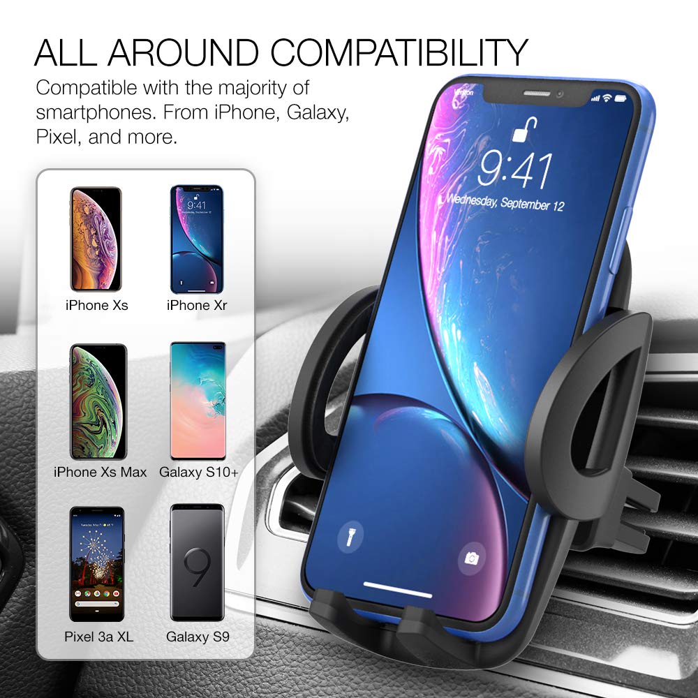 Xdesign Air Vent Car Mount Premium Universal Phone Holder Cradle Compatible With Iphone 12 Pro Max 11 Pro Iphone Xr Se 2020 8 Pl