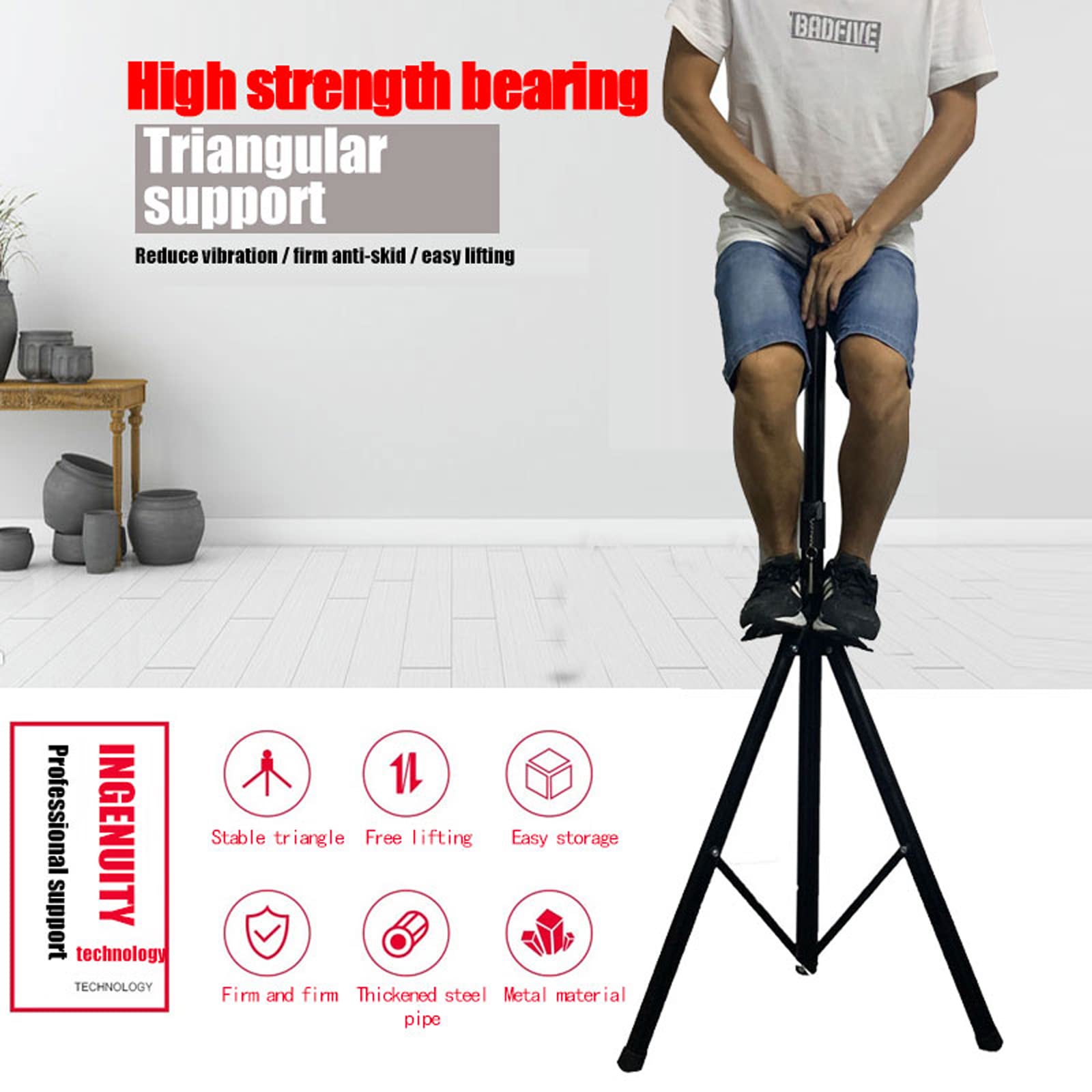 Hologram Fan Stand With Multi Function Base, Height 39.4 To 69 Inch, 150 Pounds Load Bearing For A Variety Of Hologram Fans