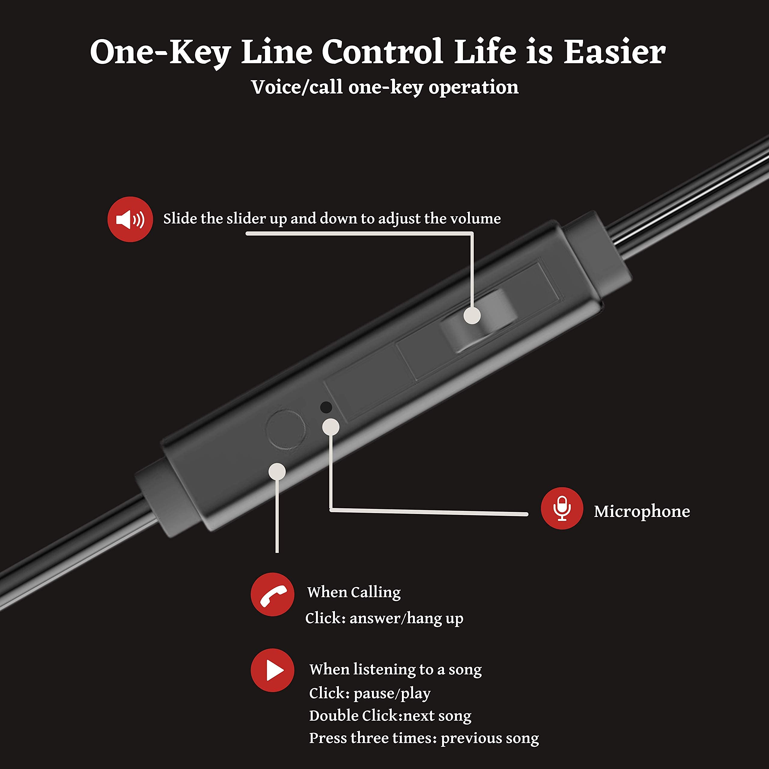 Hp Ps4 Gaming Earbuds In Ear Headphones With Mic, Stereo Bass Earphones With Detachable Dual Microphone And Volume Control For M