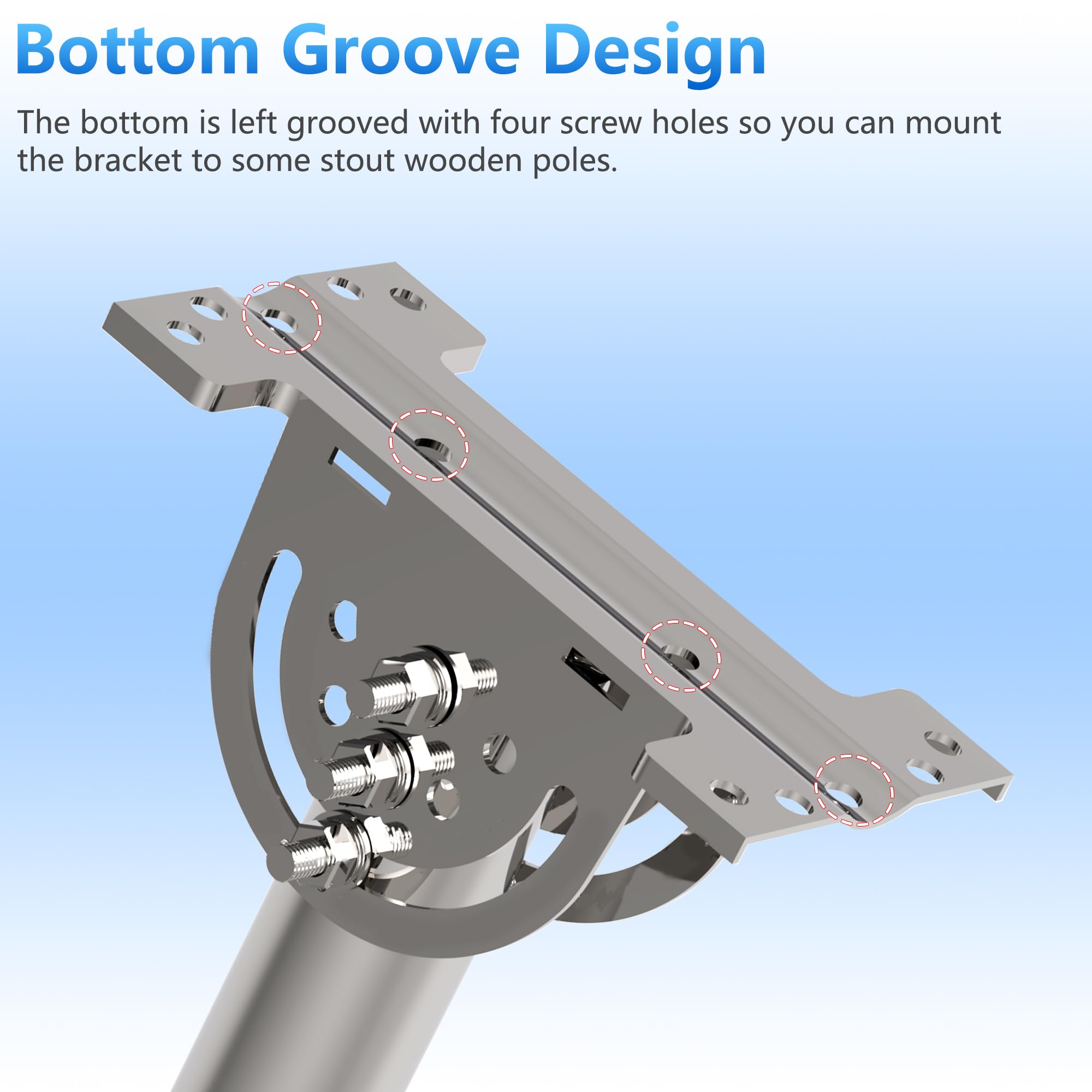 Starlink Gen 3 Mount, Starlink Short Wall Mounting Kit, Pole Mount, Roof Mount, Starlink Gen 3 Pole Plate Bracket Compatible Wit