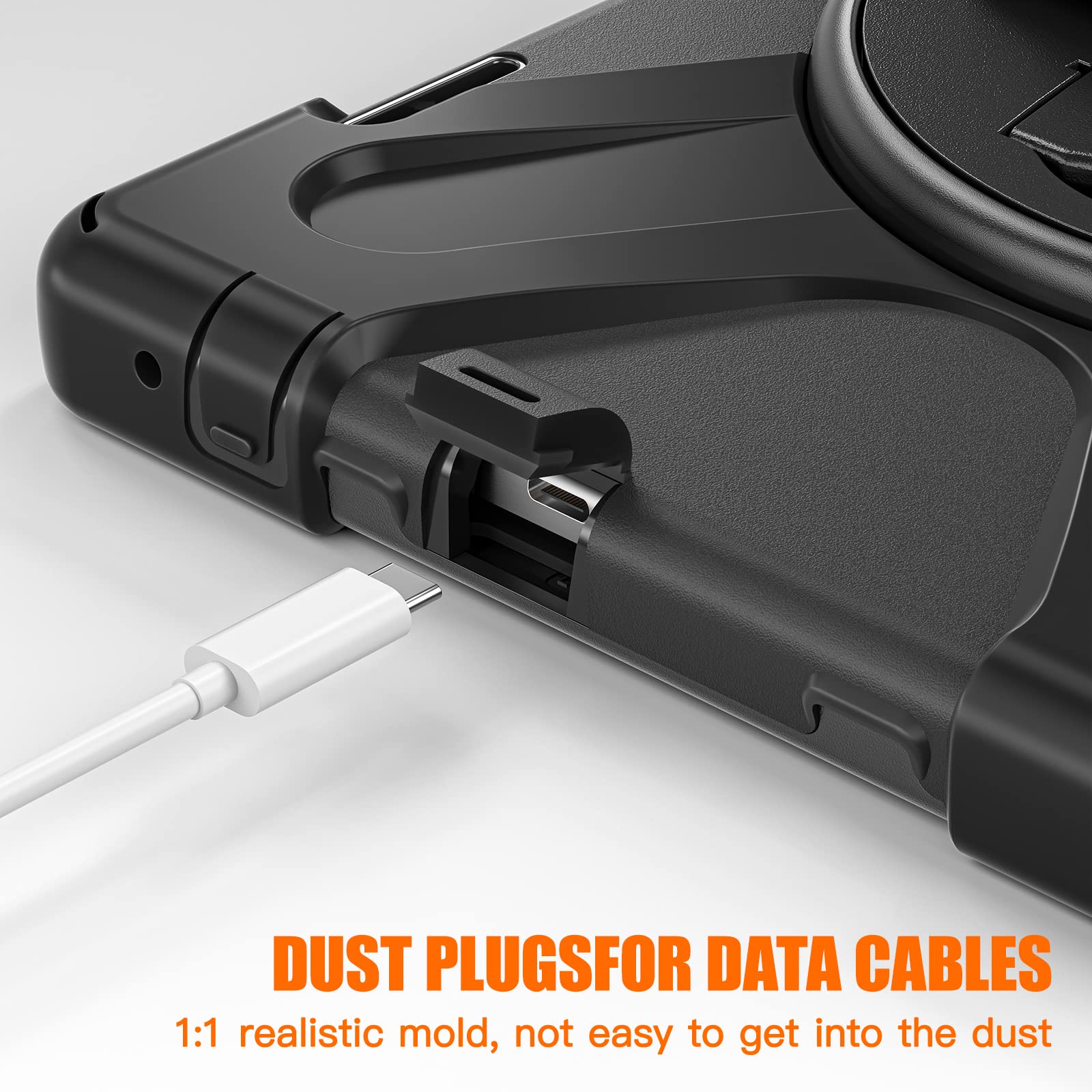 Junfire Shockproof Case For Lenovo Tab M10 3Rd Gen 10.1 Inch 2022, Lenovo Tab M10 3Rd Gen Heavy Duty Rugged Case With Hand Strap