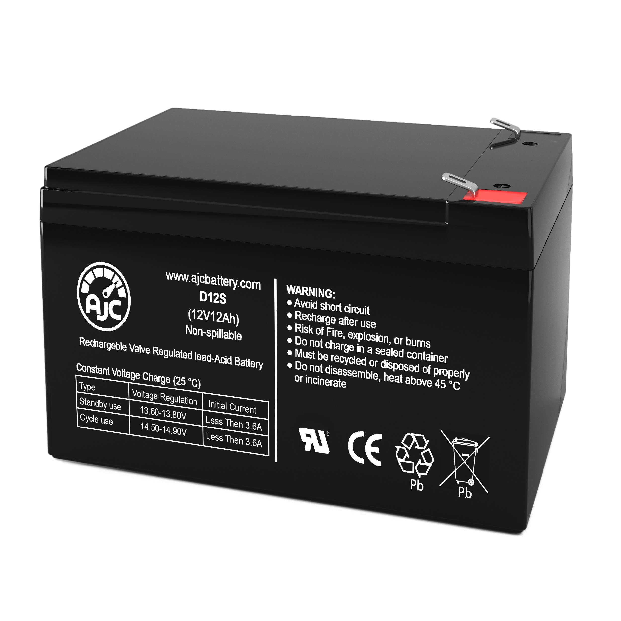 Ajc Battery Compatible With Apc Smart Ups Sua1000I 12V 12Ah Ups Battery