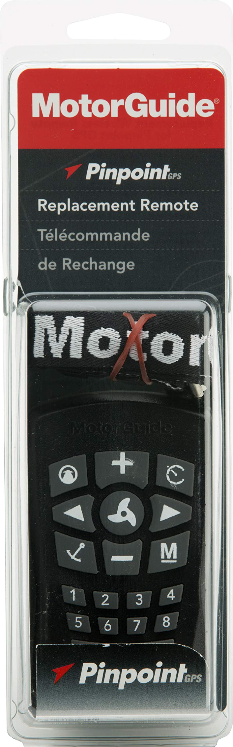 Motorguide 8M0092071 Xi Series Pinpoint Gps Navigation Remote Replacement - For Xi3 And Xi5 Trolling Motors Includes Lanyard