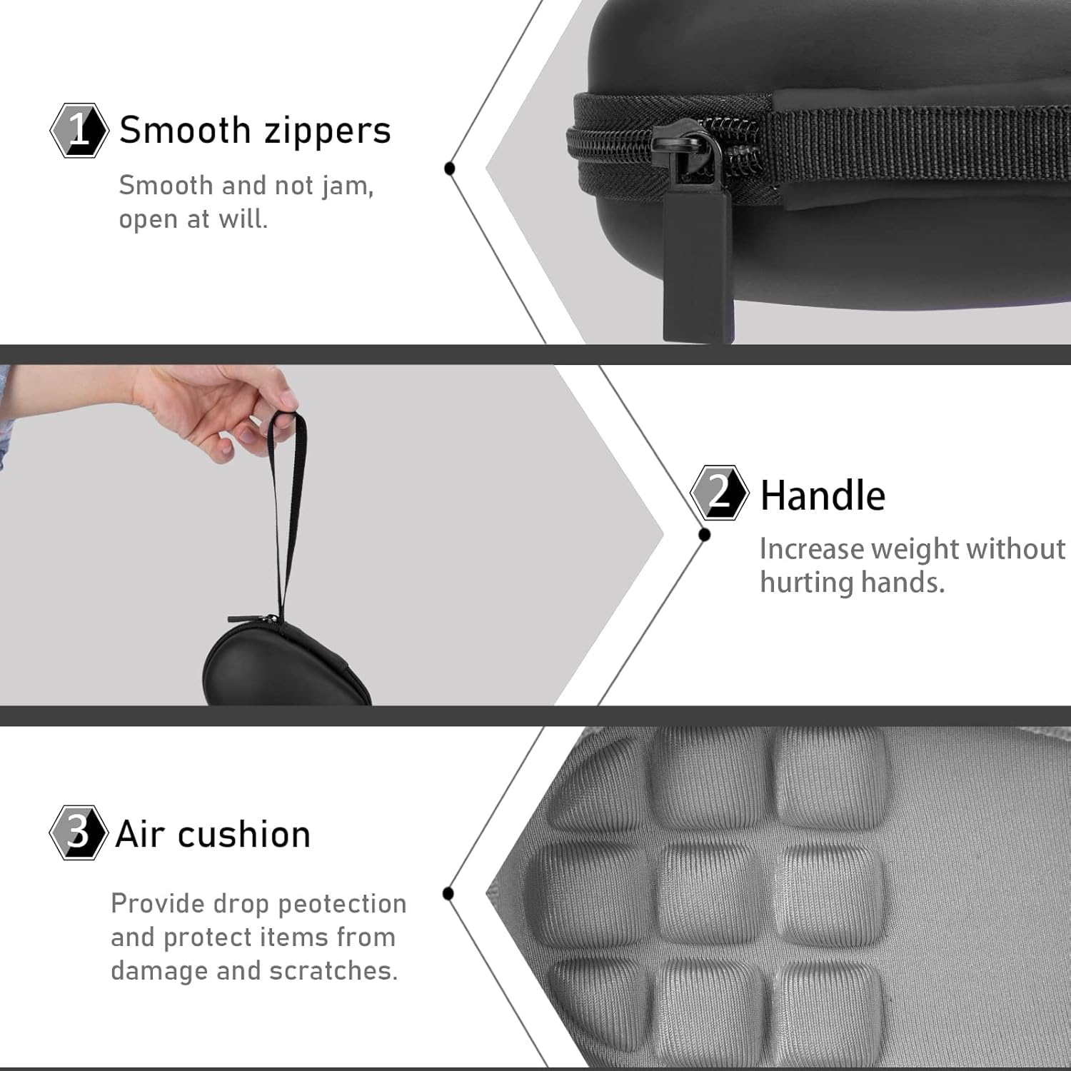 Co2Crea Hard Case Replacement For Logitech Mx Anywhere 3S Anywhere 3 Anywhere 2S Anywhere 2 Compact Performance Mouse (Graphite