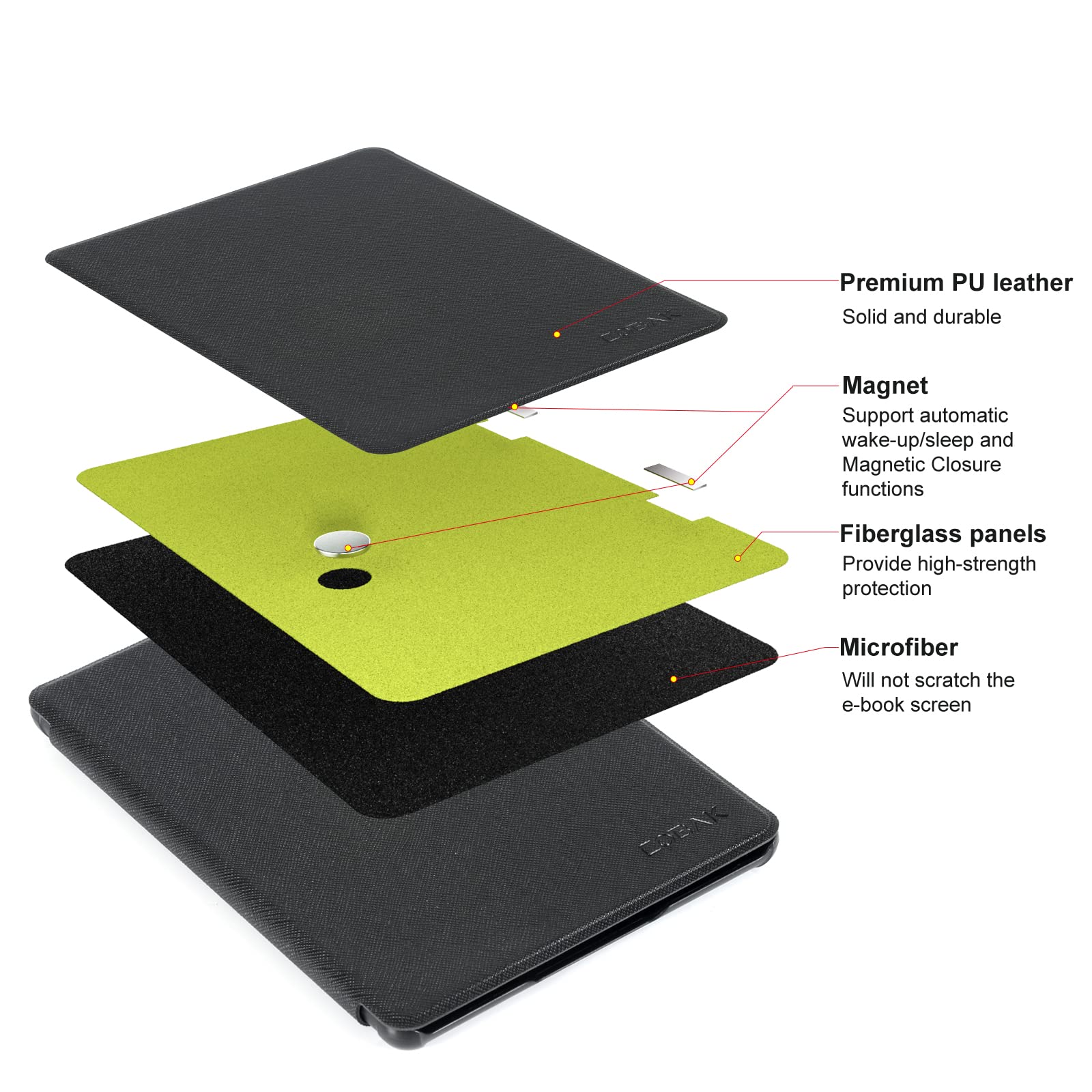 Cobak Case For Kindle Paperwhite   All New Pu Leather Smart Cover With Auto Sleep Wake Feature For Kindle Paperwhite Signature E