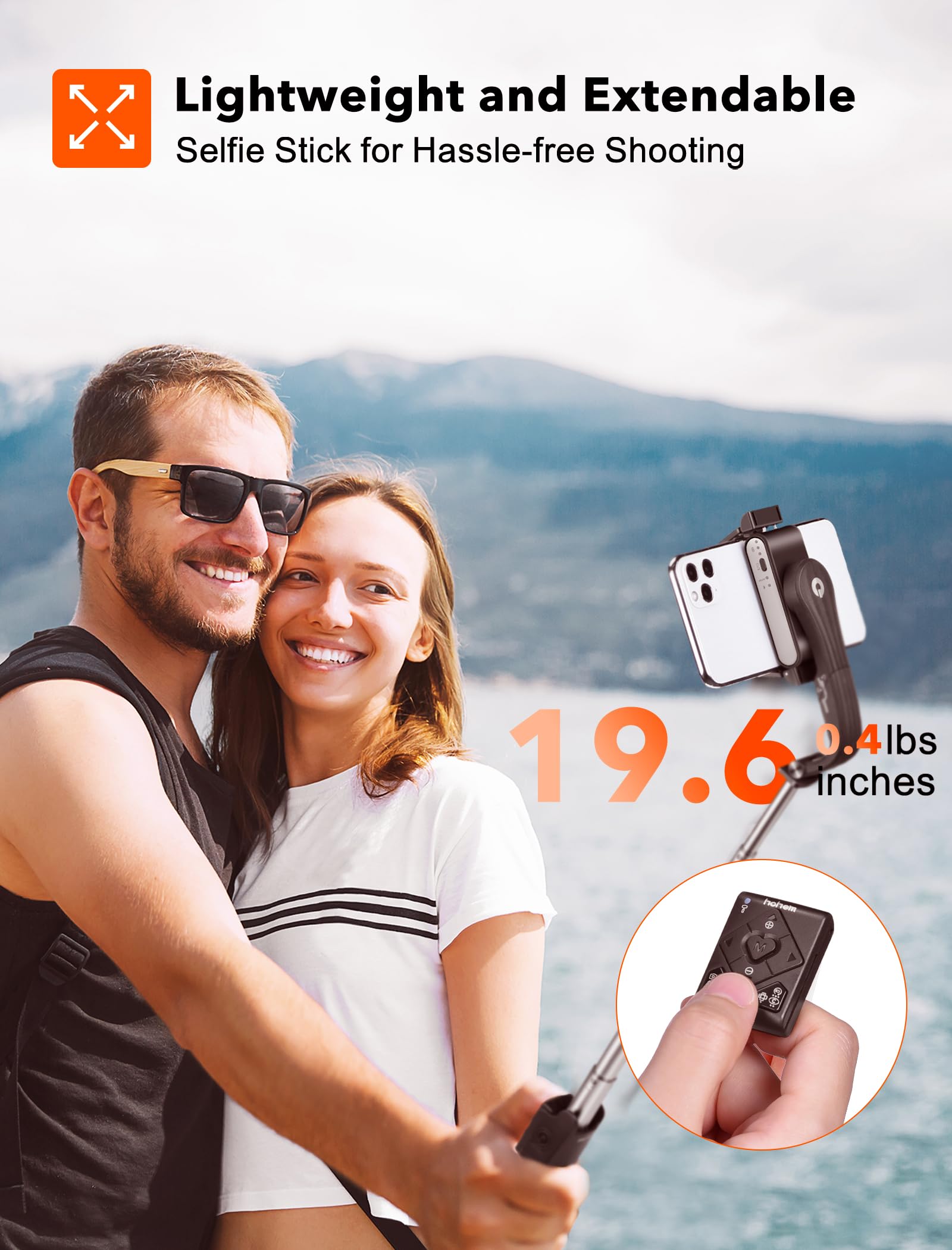Hohem Isteady Q Gimbal Stabilizer For Smartphone, 1 Axis Selfie Stick Tripod With Face Tracking, 360� Rotation, 4 In 1 Portable Phone Tripod W/Extendable Stick For Iphone 14/Android Video Recording