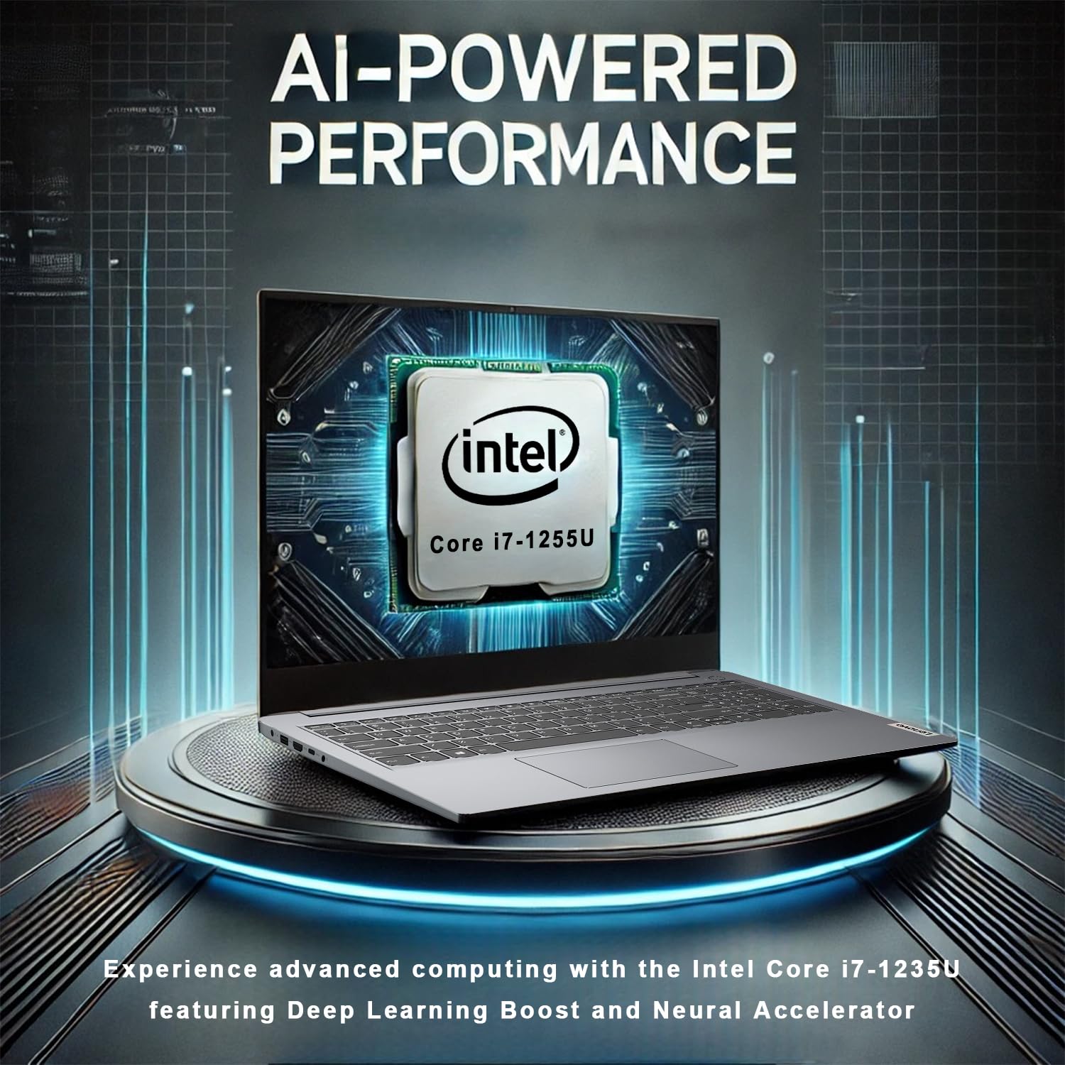 Lenovo Ideapad 15.6 Fhd Laptop W/Microsoft Office Lifetime License, Ai Powered Intel Core I7, Long Battery Life, Backlit Kb, Fin