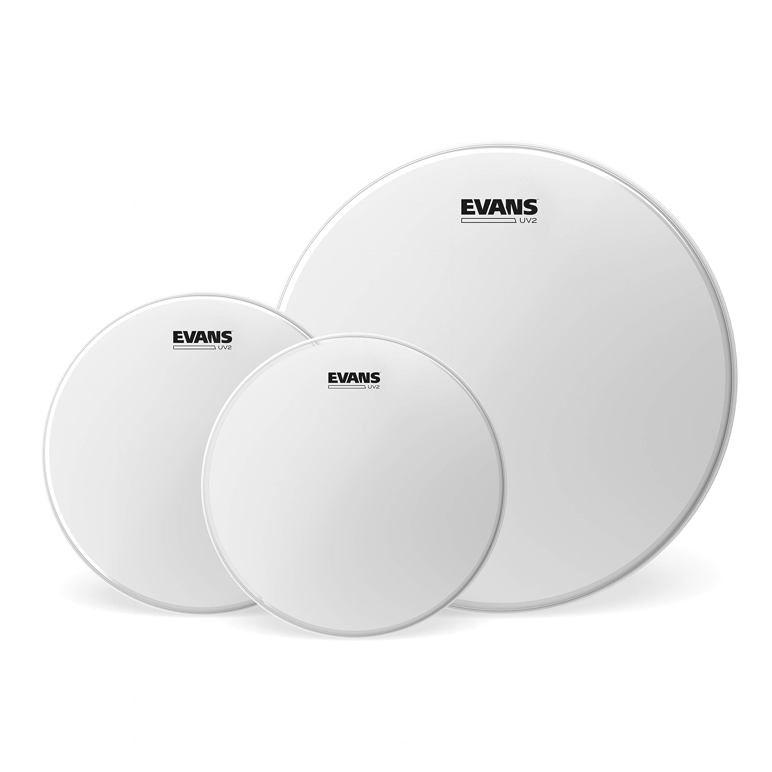 Evans Drum Heads   Uv2 Coated Tom Pack   Rock (10'', 12'', 16'')