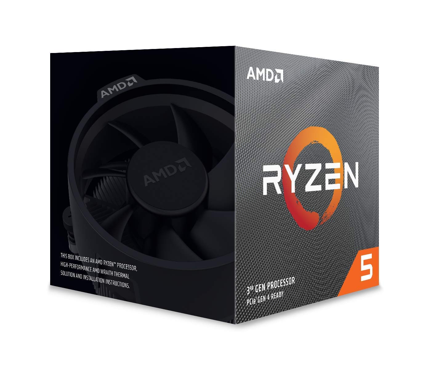 AMD Ryzen 5 3600XT 6-core, 12-Threads Unlocked Desktop Processor with Wraith Spire Cooler