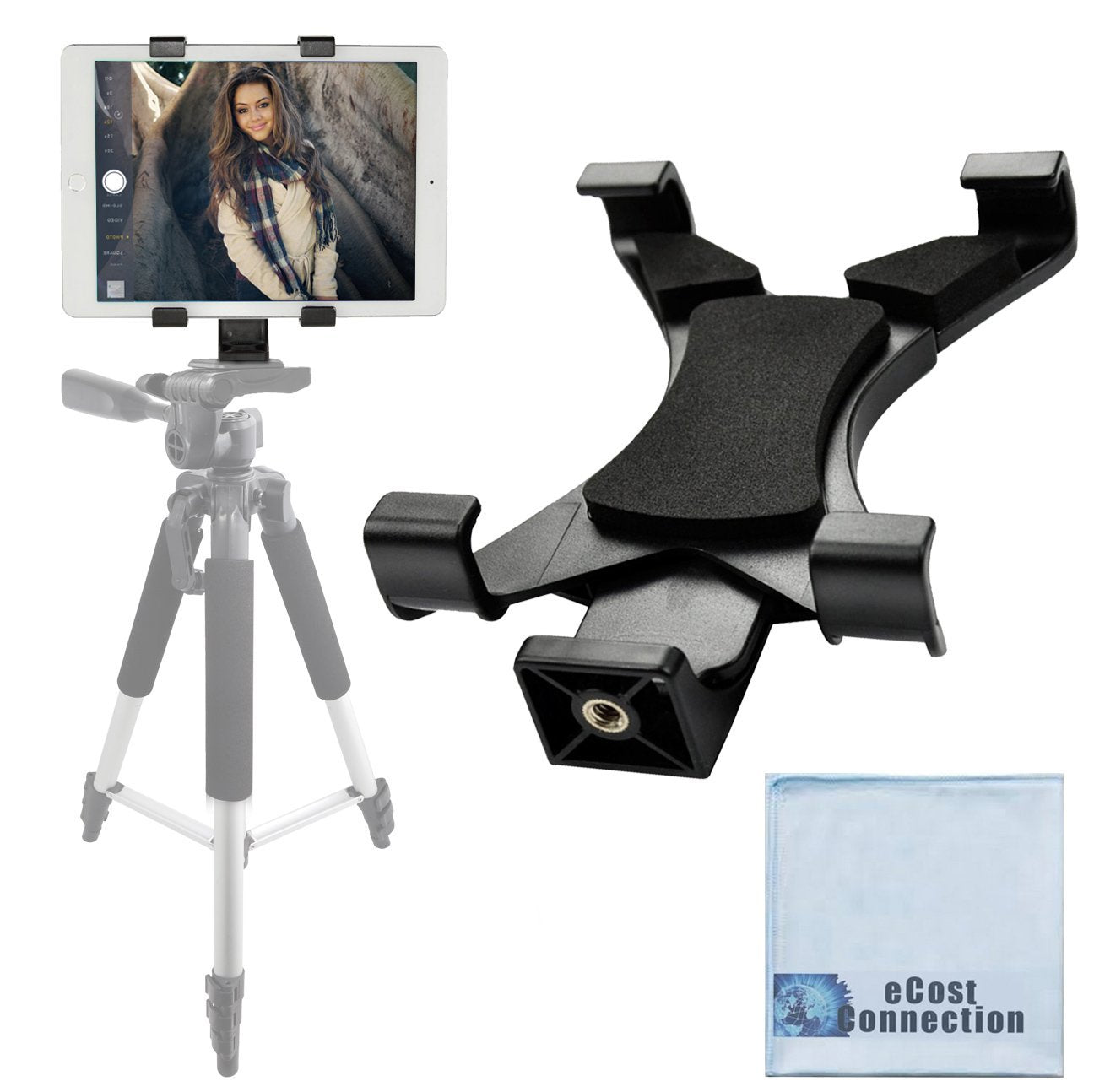 Acuvar Universal Tablet Tripod Mount for iPad, iPad Air, Air 2,iPad Mini,Samsung Galaxy Tab,Microsoft Surface,Google Nexus & Man