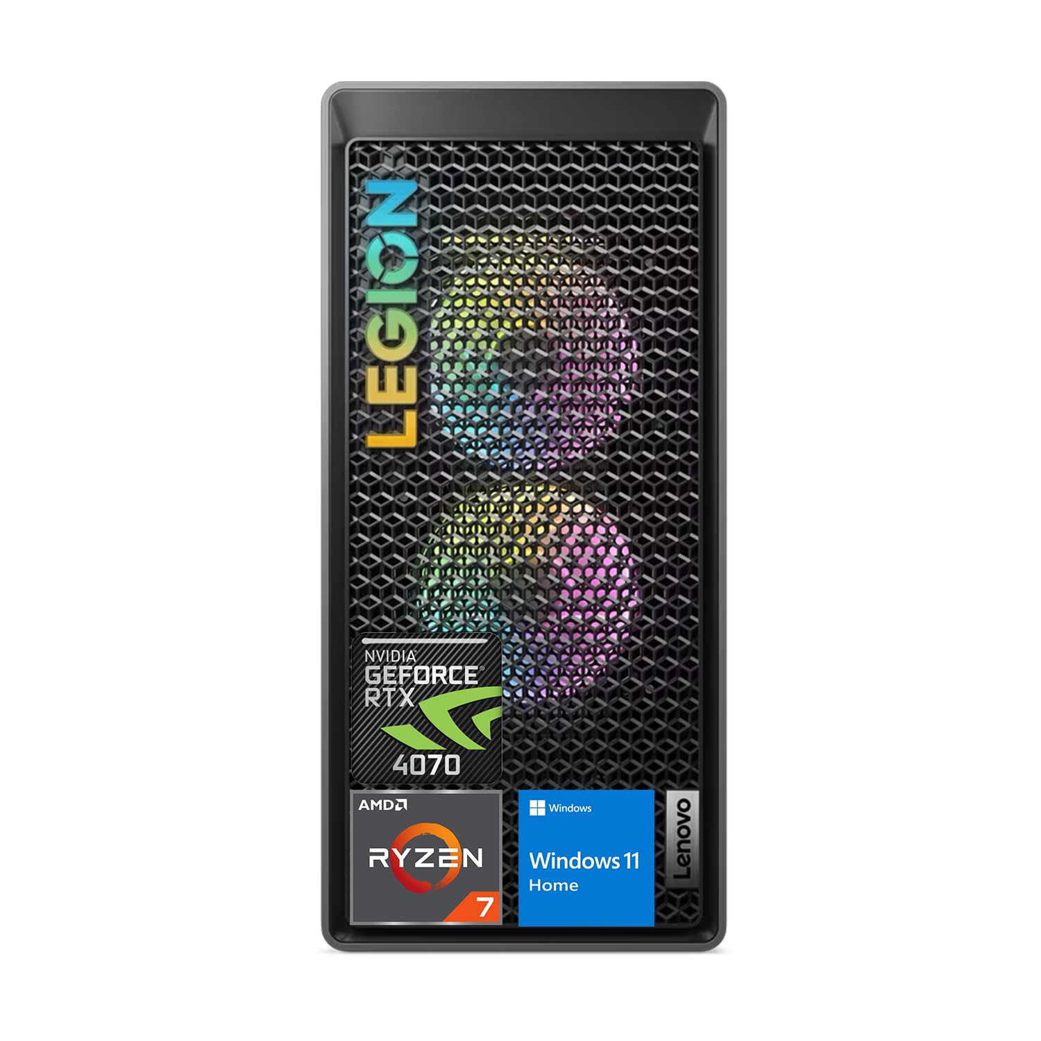 Lenovo Legion T5 Ultimate Gaming Tower Desktop, AMD Ryzen 7 7700X (Beats i7-13700H), NVIDIA GeForce RTX 4070, 64GB DDR5 RAM, 4TB