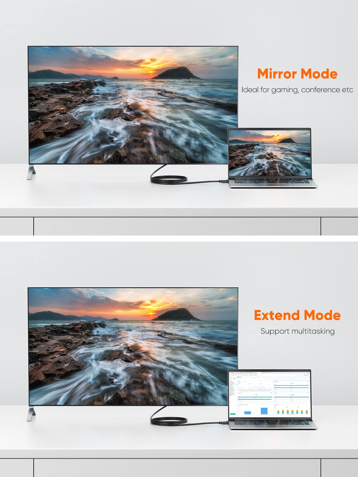 Cablecreation Displayport To Vga Cable 6Ft, Displayport To Vga Adapter Gold Plated 1080P@60Hz, Standard Dp Male To Vga Male Cabl