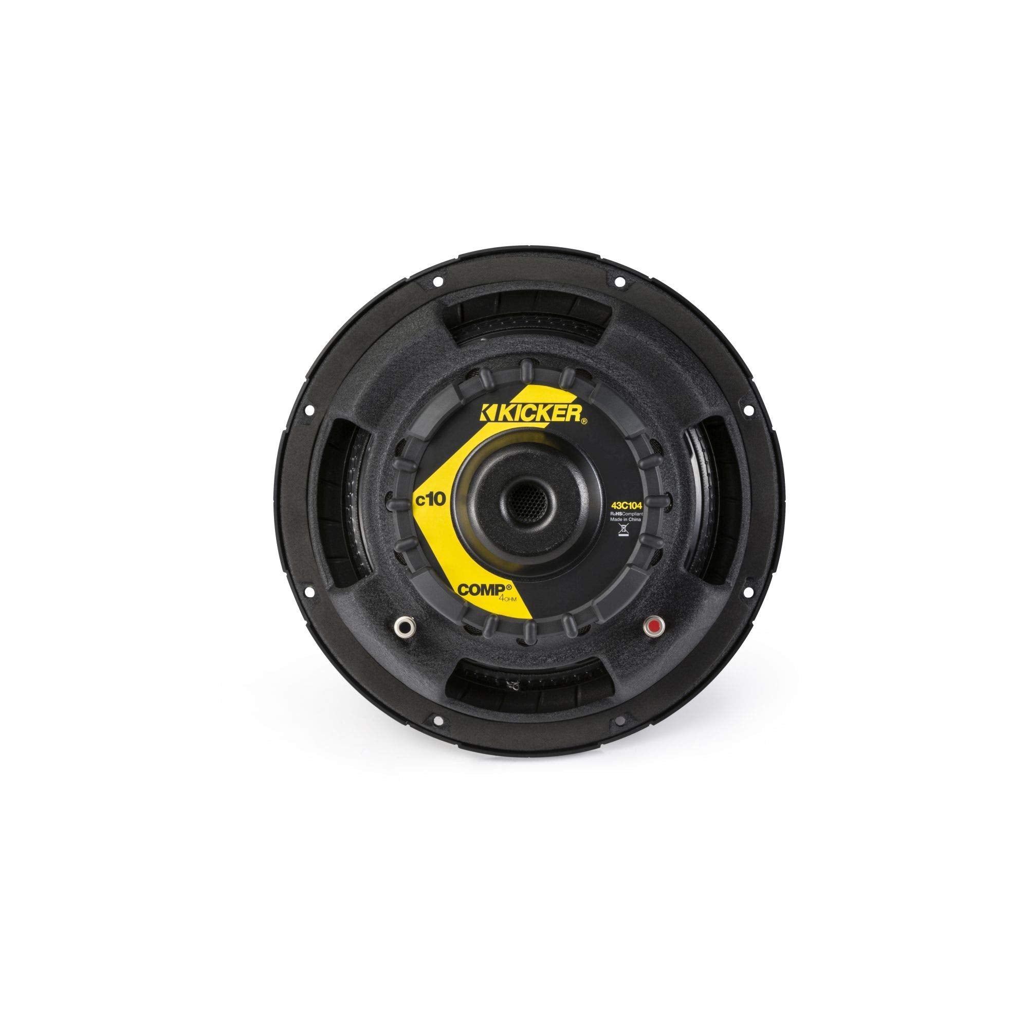 Kicker Comp 10 Inch (25Cm) Subwoofer, 4 Ohm, Rohs Compliant