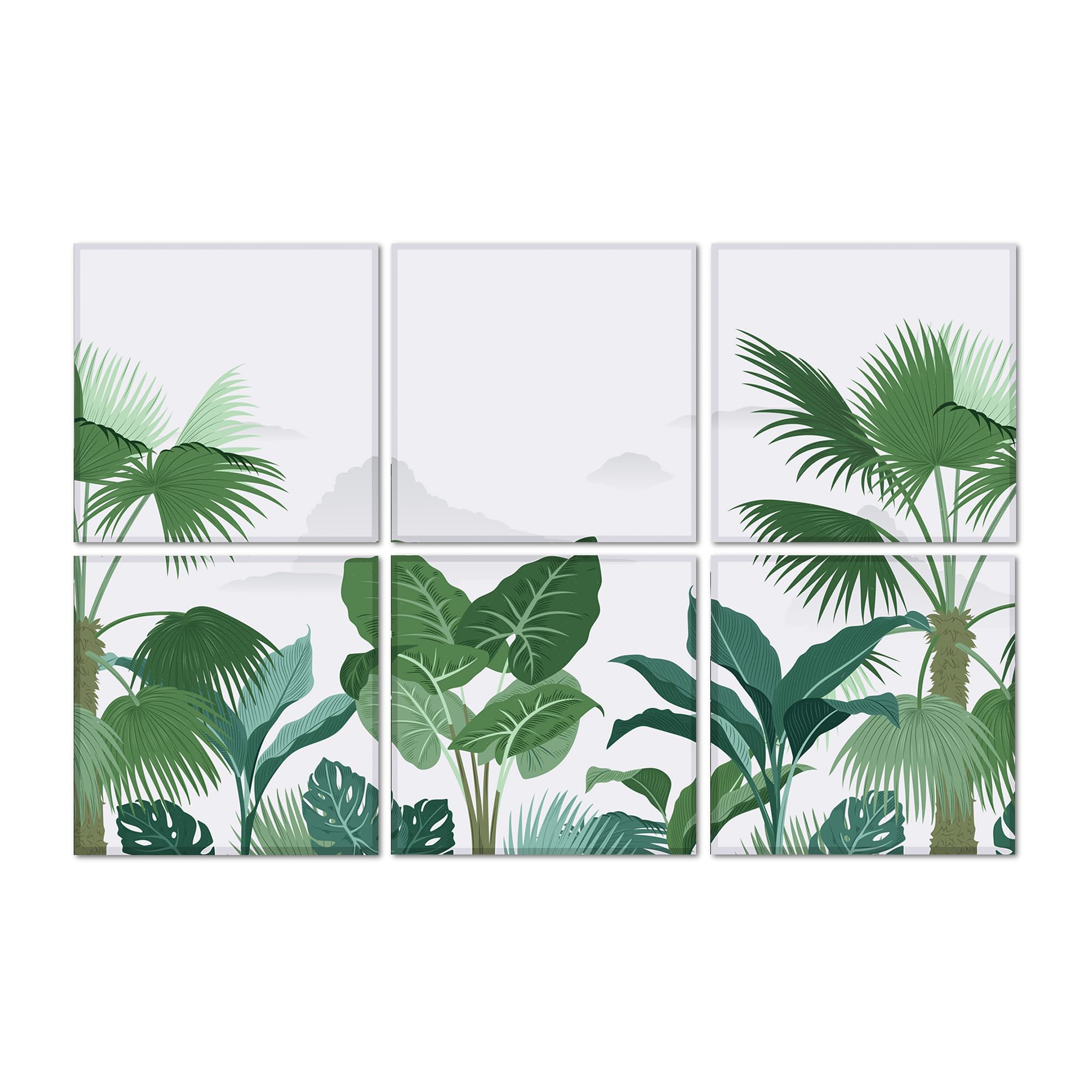 Bubos 6 Pack Art Acoustic Panels,Self Adhesive Sound Proof Foam Panels Soundproof Wall Panels,72X48Inches Acoustic Wall Panels,D