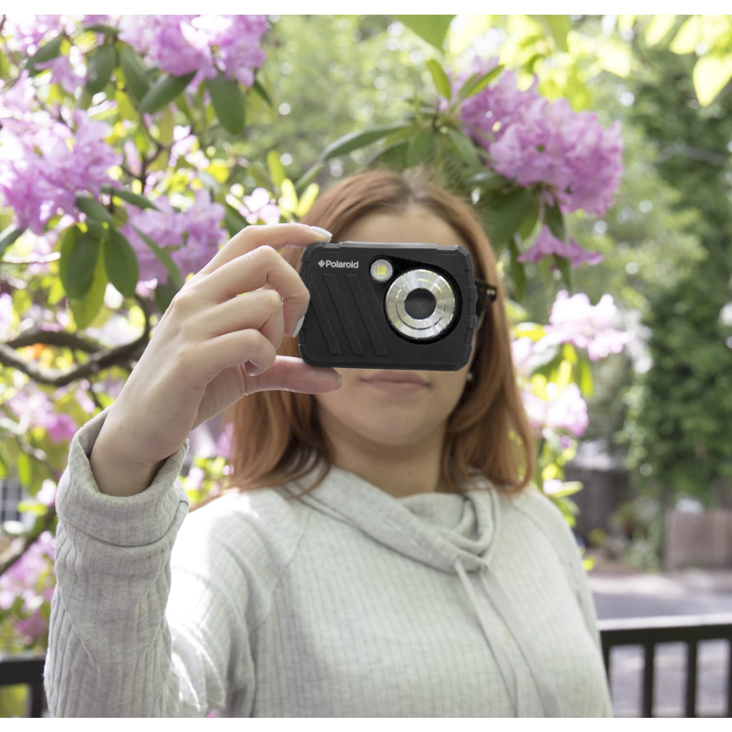 Polaroid Is048 Digital Camera - Small Lightweight Waterproof Instant Sharing 16 Mp Digital Portable Handheld Action Camera (Red)